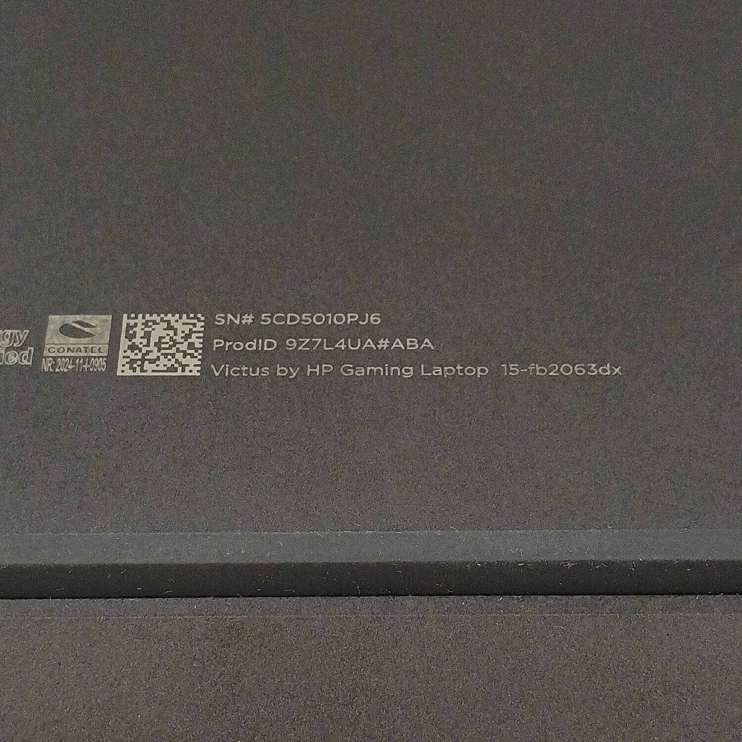 HP Victus 15-FB2063DX 15.6 Ryzen 5 7535HS 3.3GHz 24GB RAM 512GB SSD AMD RX 6550M