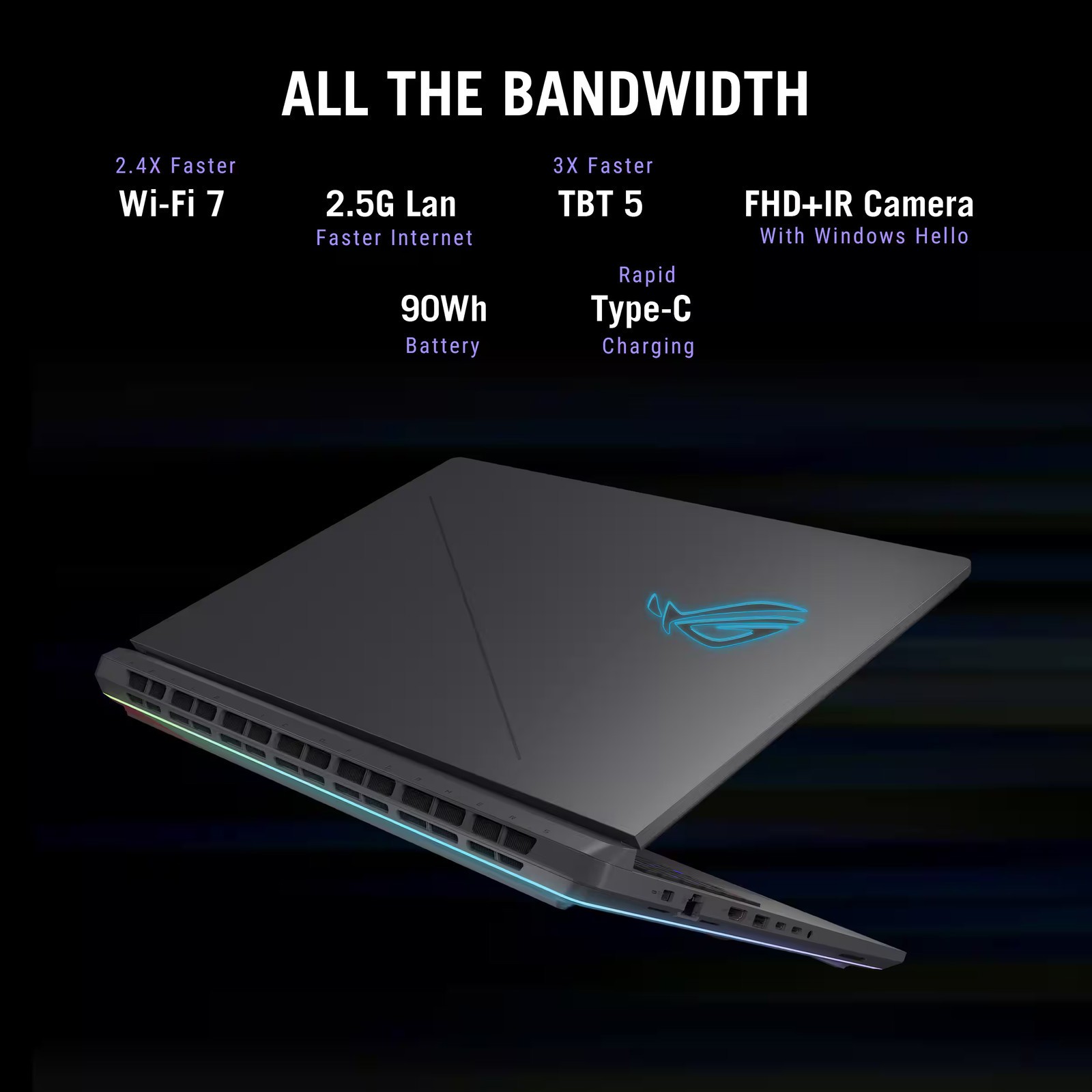 📍ASUS – ROG Strix G18 18″2.5K 240Hz Gaming Laptop – Intel Ultra 9 HX – RTX 5080