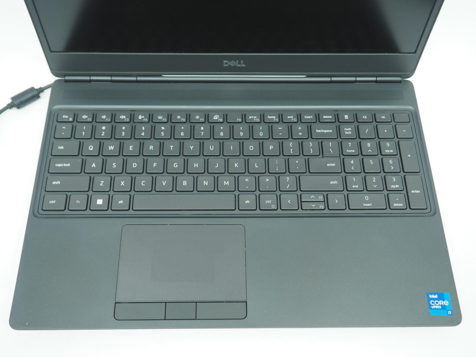 DELL PRECISION 7560 15.5″ Intel i7-11850H 2.50GHz 32GB RAM 512GB NVMe Grade B