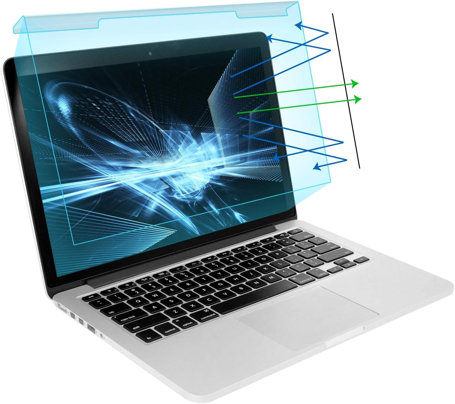 Blue Light Blocking Screen Protector for 13-13.5 inch Laptop, Anti-UV Eye Film