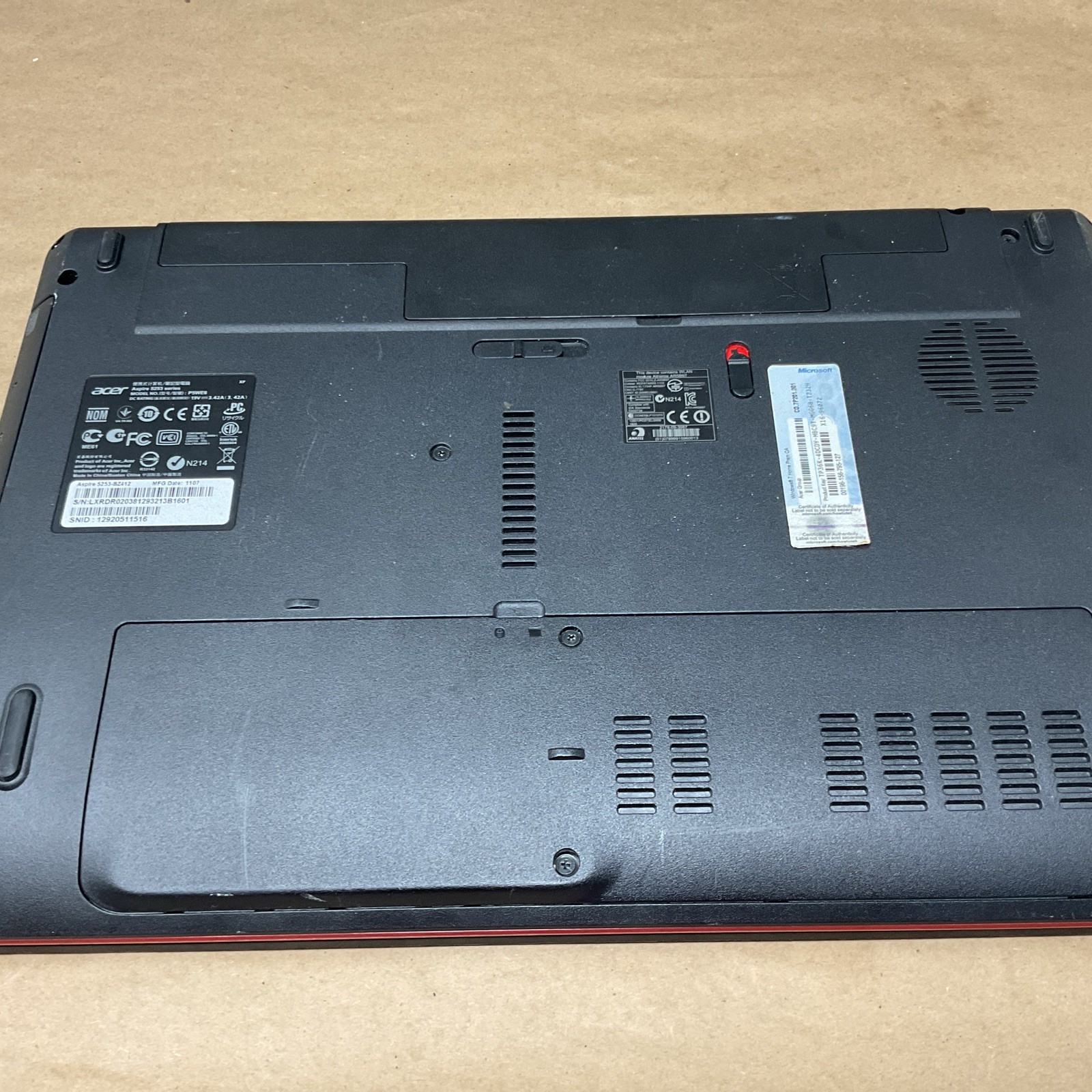 Acer Aspire 5253-BZ412 15.6″ Laptop Untested For Parts