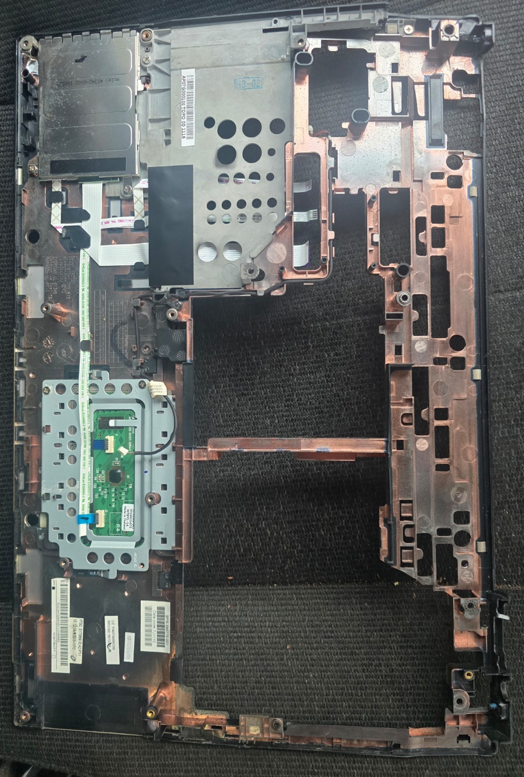 HP ELITEBOOK 8540P Palmrest + Touchpad