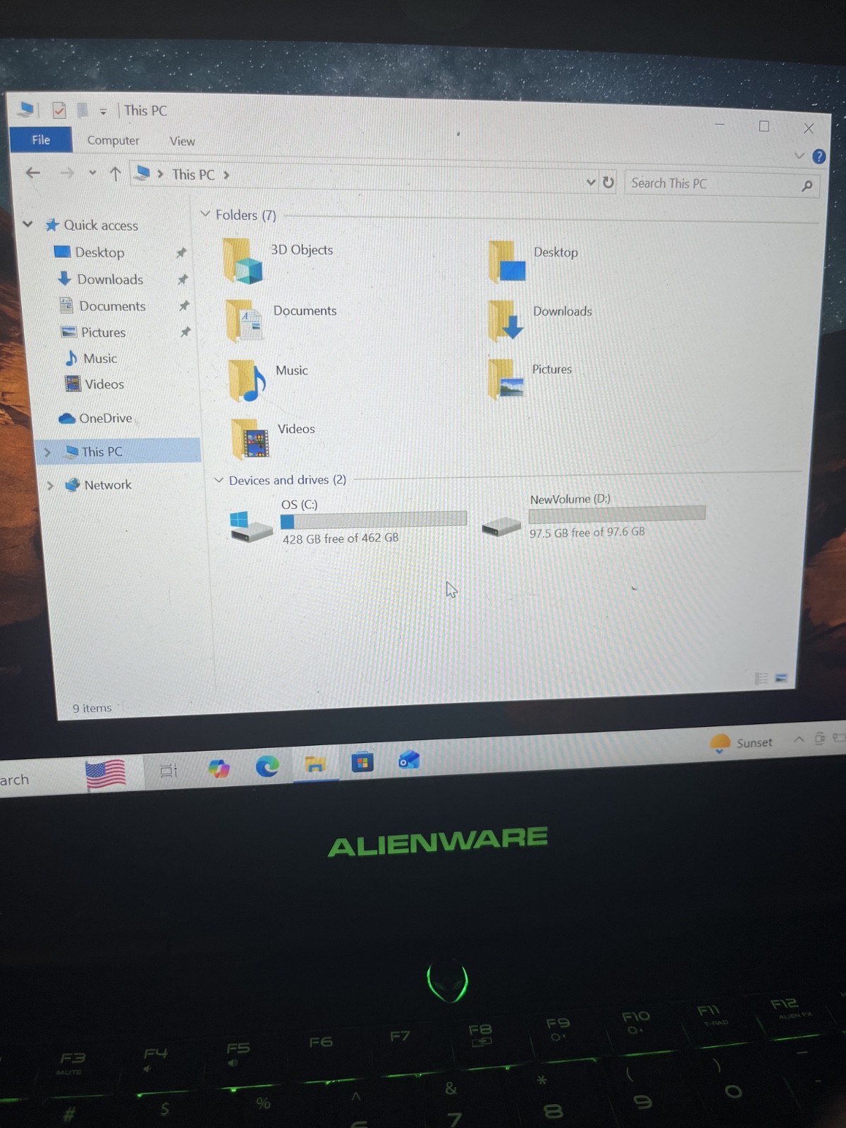 Alienware 13 Windows 10 Laptop Nvidia GTX 860M 16GB RAM 500GB HD OEM Adapter/Bag