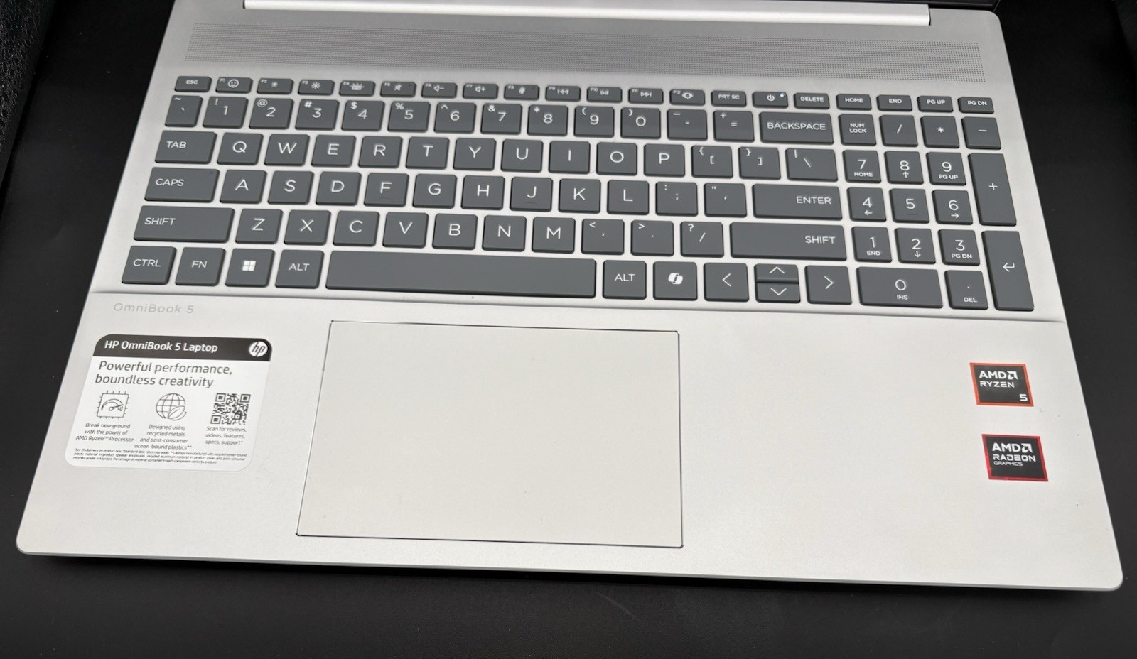 HP Omnibook 5 16 inch Windows Laptop AMD Ryzen 5-8540U AI PC 8GB RAM 512GB SSD
