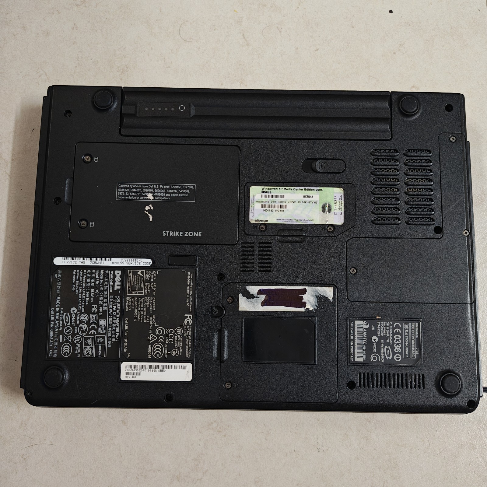 Dell Inspiron E1405 14.1″ Laptop – NO HDD/1GB RAM – Intel Core Duo #3928