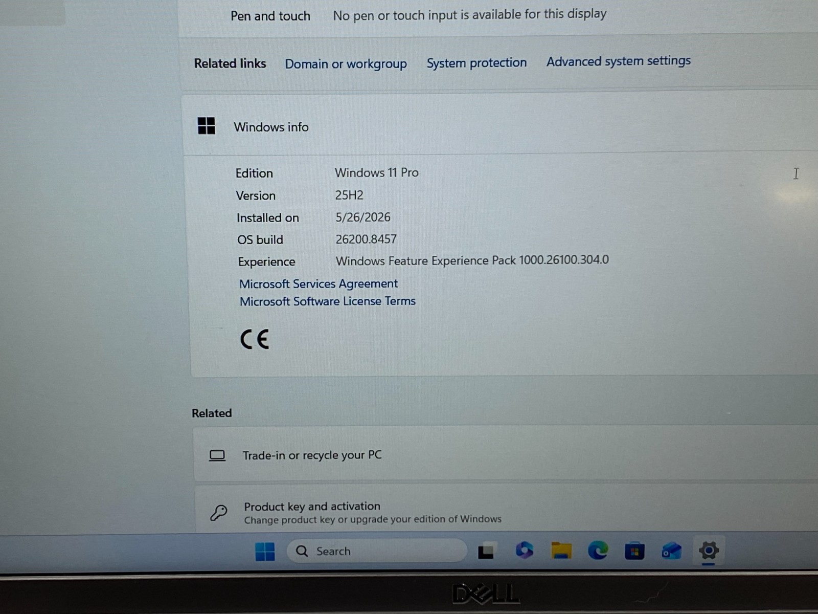 DELL PRECISION 3560 i7-1165G7 16GB RAM 256GB SSD NVIDIA T500 BATTERY 100%(NO AC)