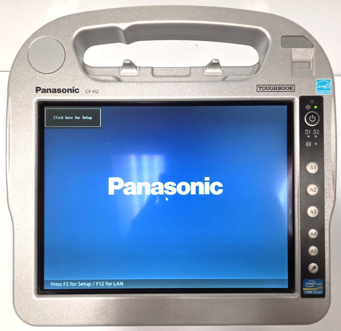 Panasonic CF-H2| Intel Core i5-3427U| 1.80GHz| 4GB RAM| No HDD| No OS| 40 Hours