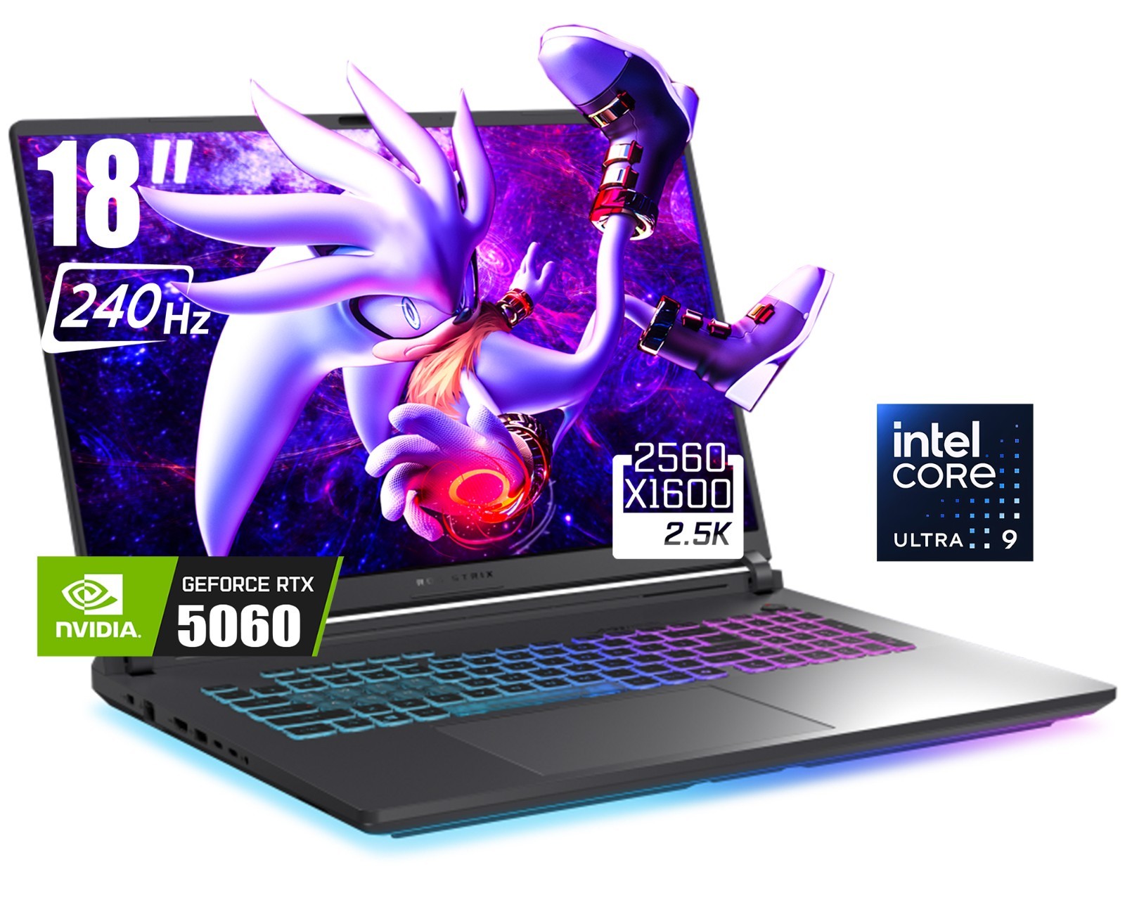 ASUS ROG Strix 18″ WQXGA Gaming Laptop Intel Ultra 9 275HX RTX 5060 64GB 2TB SSD