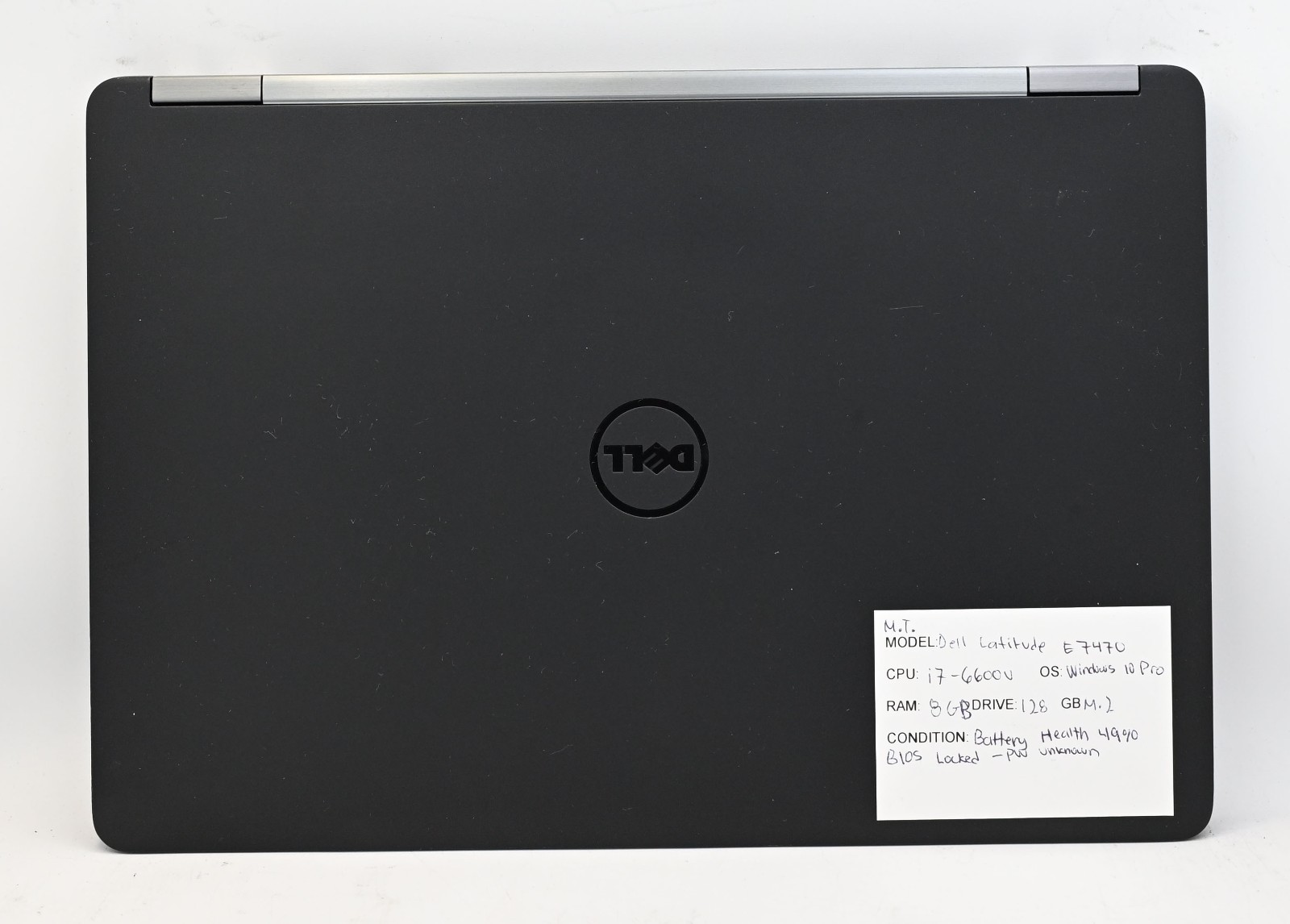 Dell Latitude E7470 i7-6600u 2.6GHz 8GB RAM 128GB M.2 SSD – SEE DESCRIPTION