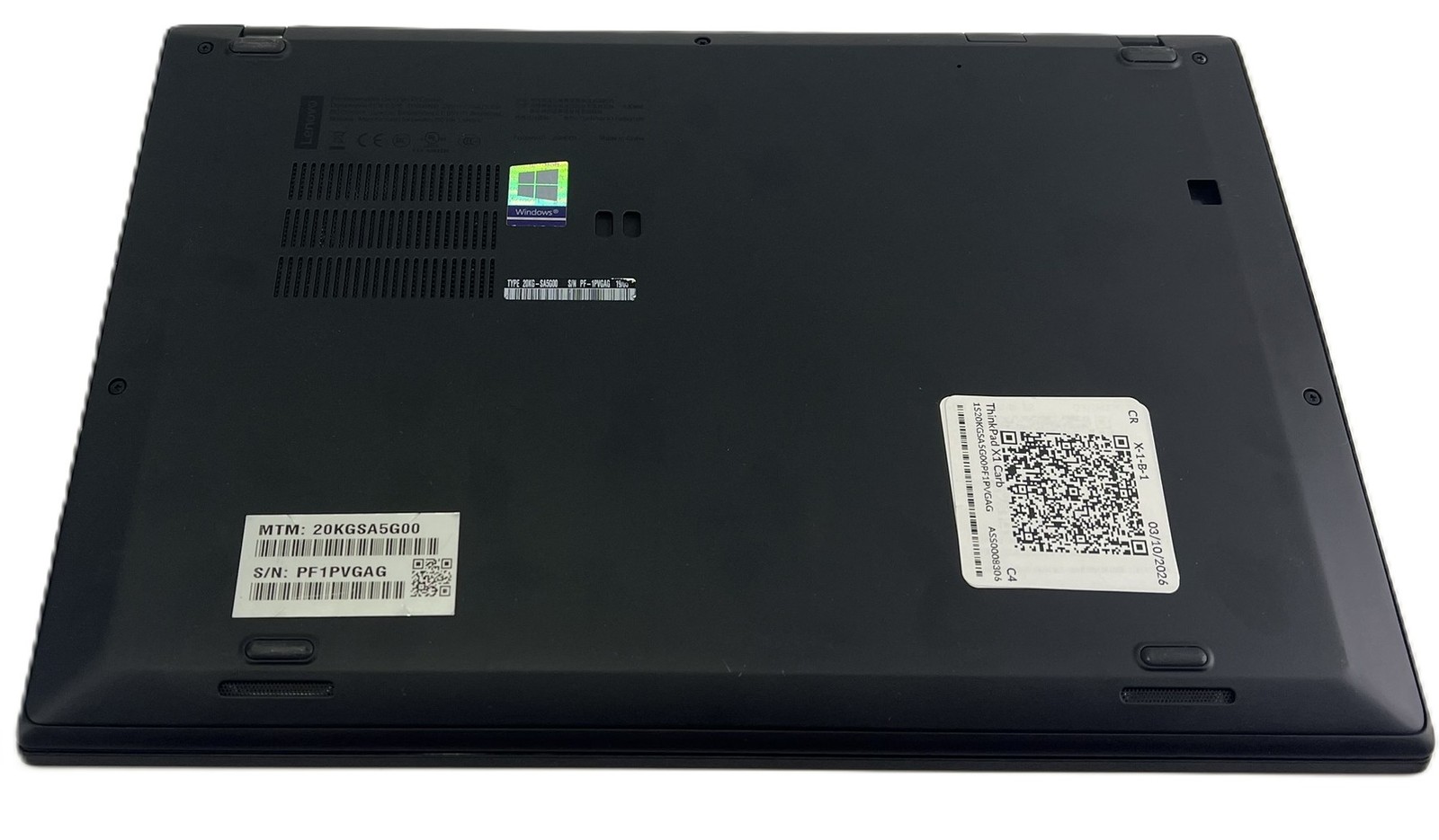 Lenovo ThinkPad X1 Carbon 6 14″ Laptop i7 8th Gen 256GB SSD 16GB RAM Win11 (CR)