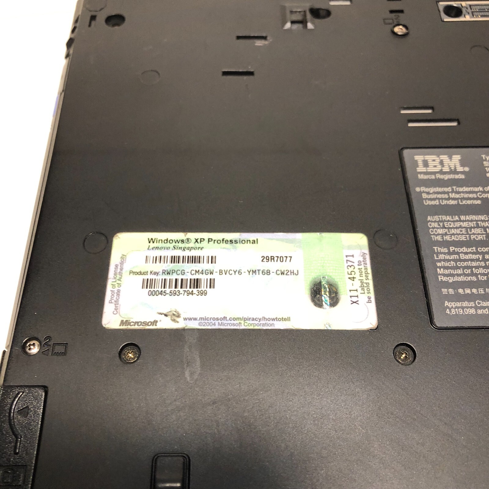 IBM Thinkpad Type 2668 Laptop Doesn’t Turn On AS IS