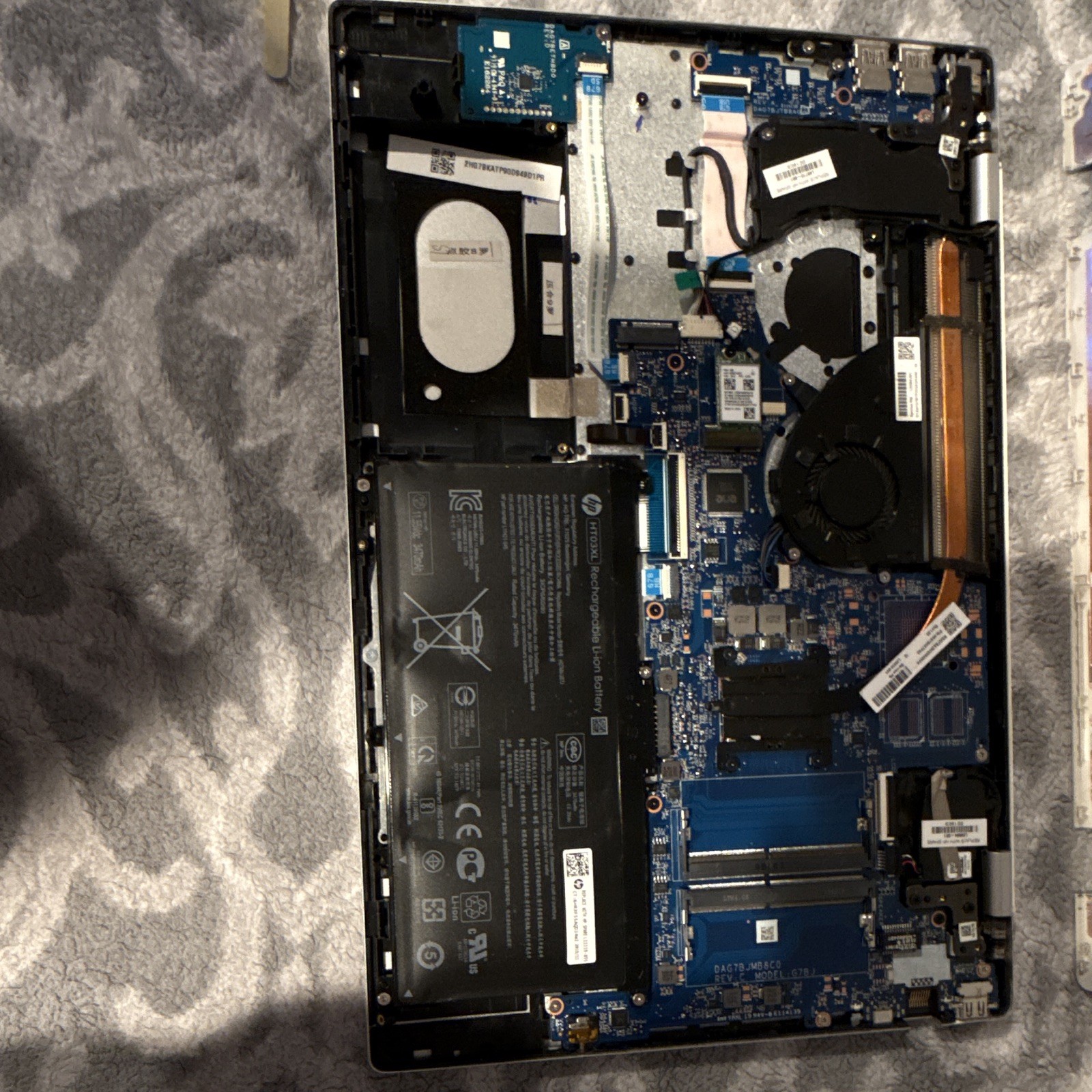 HP Pavillion internals (for parts)