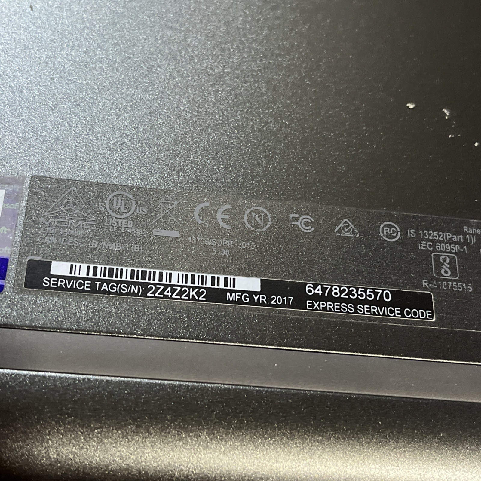 DELL LATITUDE 3379 INTEL CORE I5-6300U 8GB RAM NO HD
