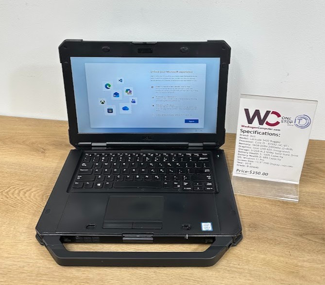 Dell Latitude 5420 Rugged, Core i5 8350U, 16GB DDR4, UHD Graphics, 512GB SSD 14″