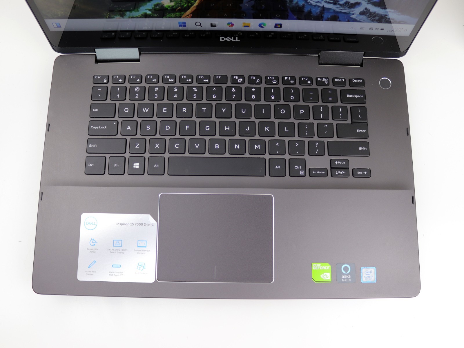 Dell 15.6 TOUCH 2-in-1 7586 4K Core i7-8565U 16GB DDR4 512GB SSD NVIDIA MX150