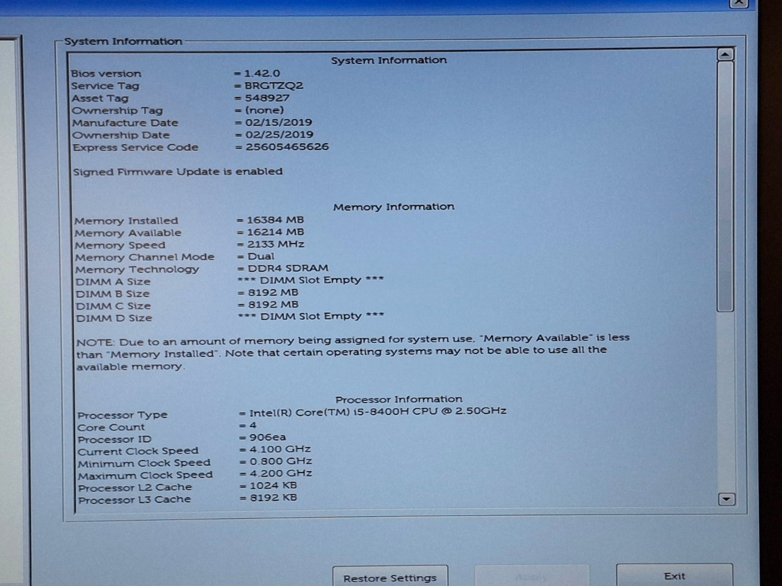 Dell Precision 7730 17.3″ Intel i5-8400H 16GB Quadro P3200 256GB SSD Win11P
