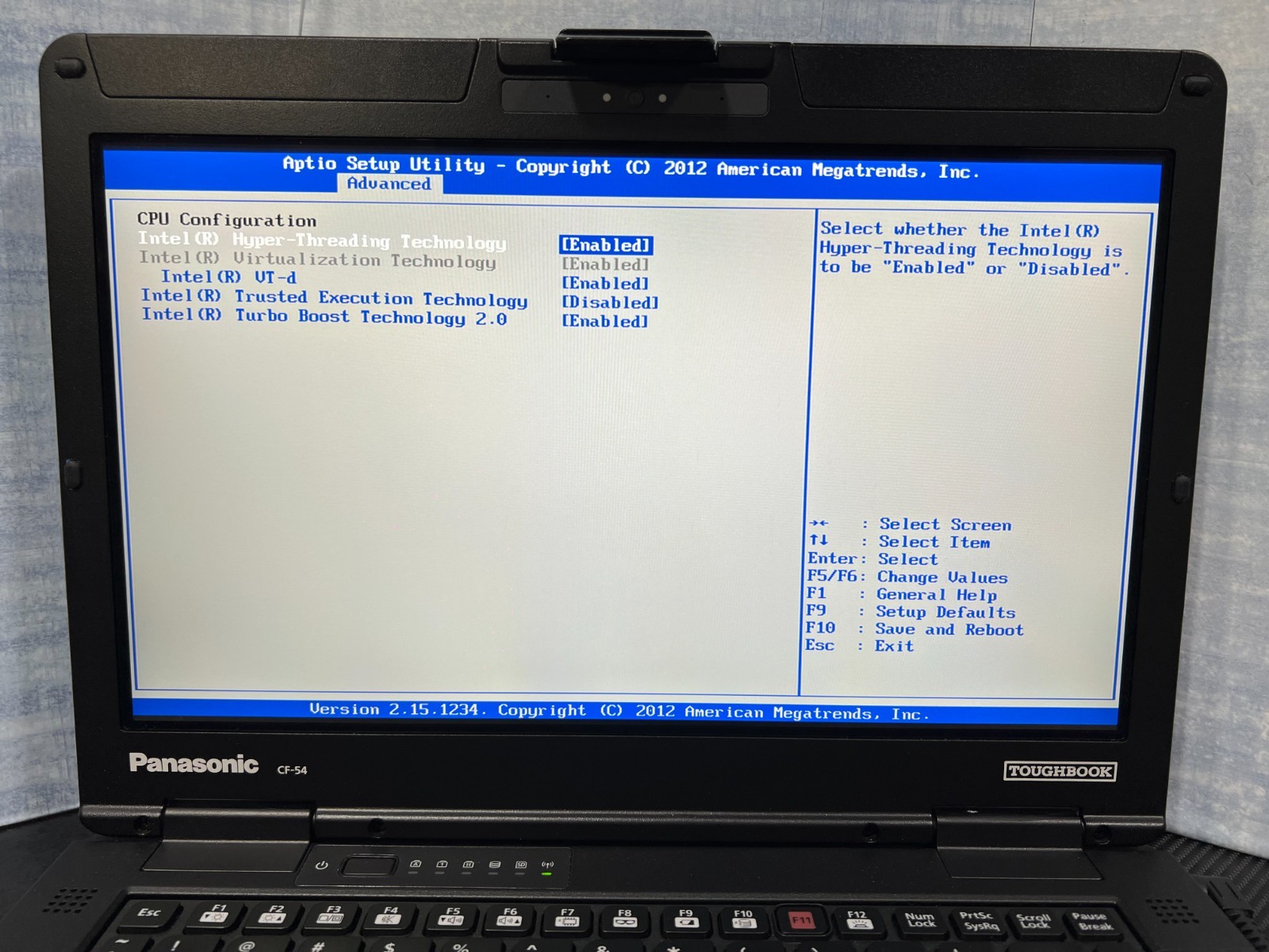 CF-54F9885KM, i5-6300U 2.40Ghz,8GB Mem,256GB SSD,Touchscreen,4G LTE,GPS,3,820Hrs