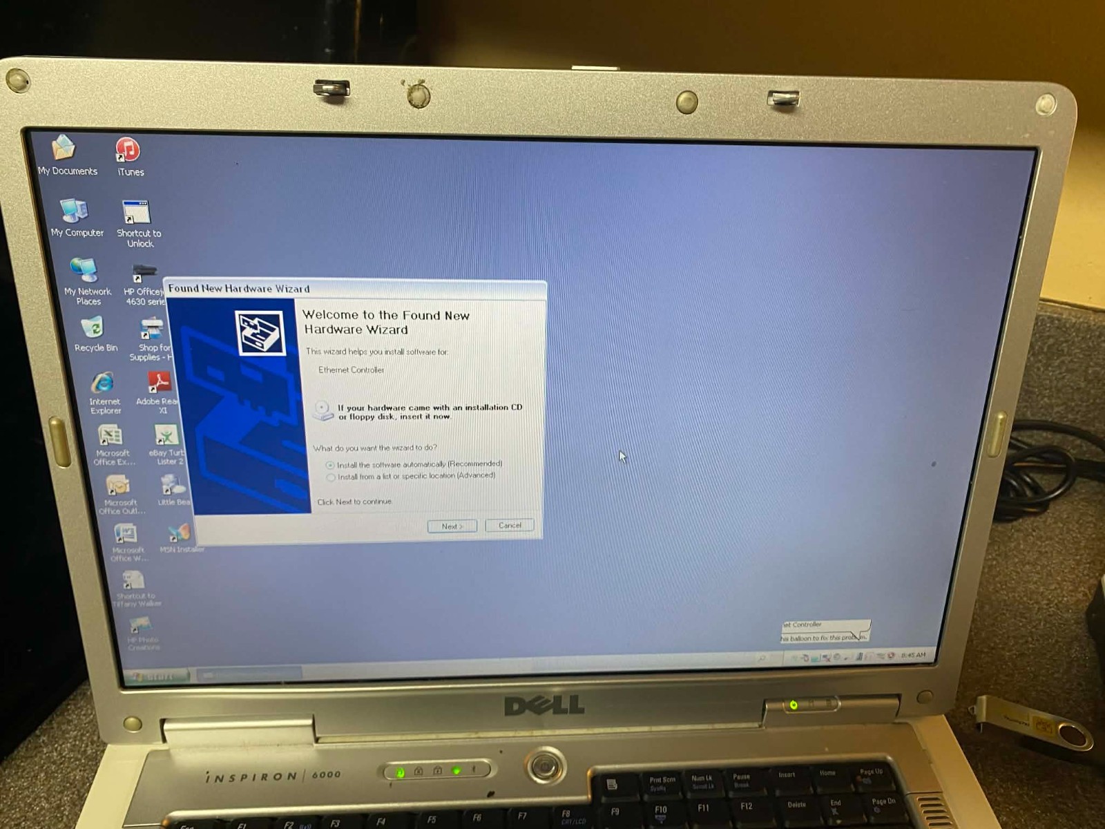 Dell Inspiron 6000 Pentium® Dual-Core CPU T4200 @ 2.00GHzl Service Tag 2CSQP81