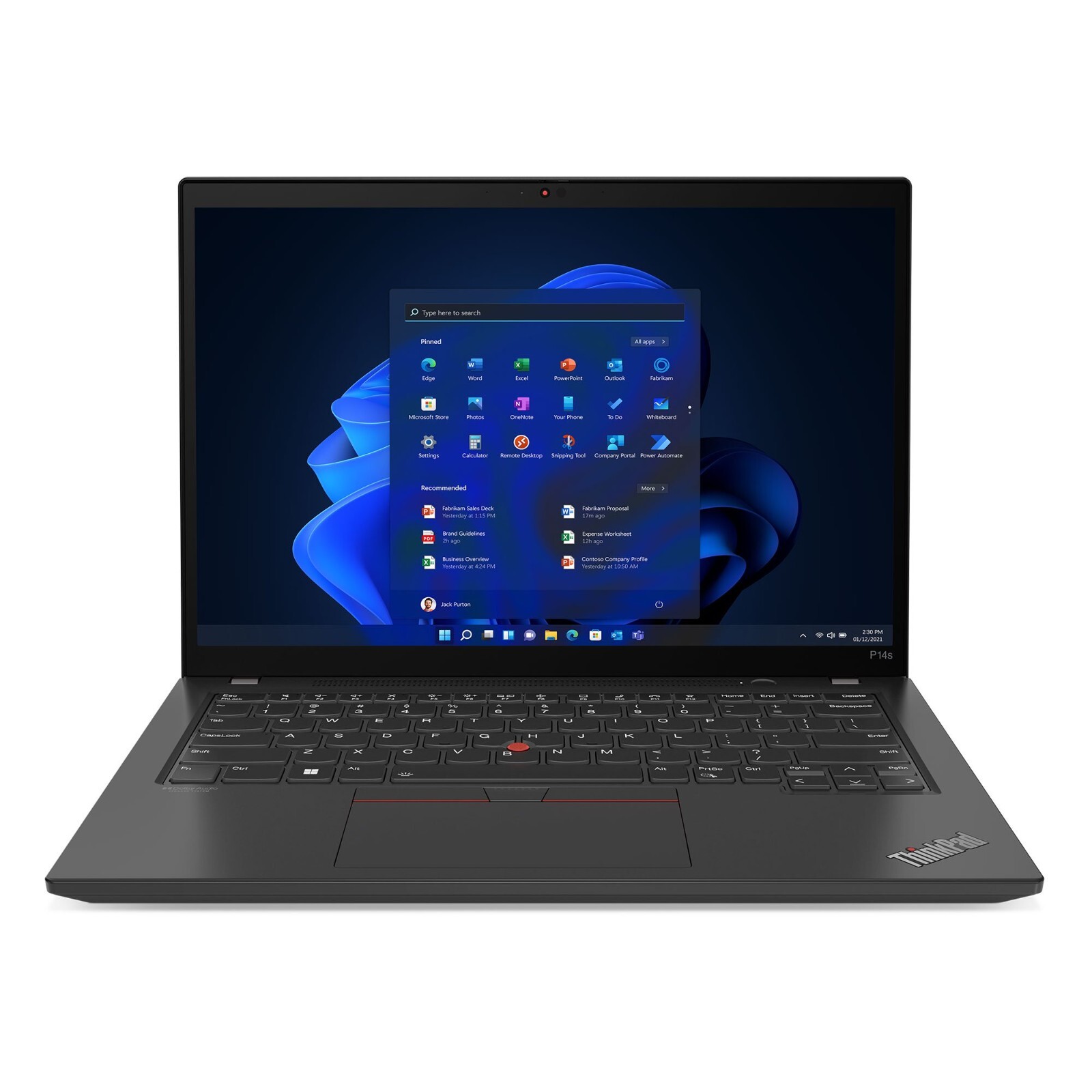 Lenovo ThinkPad P14s Gen 2 14″ FHD Core i7-1165G7 32GB 1TB Quadro T500 4GB