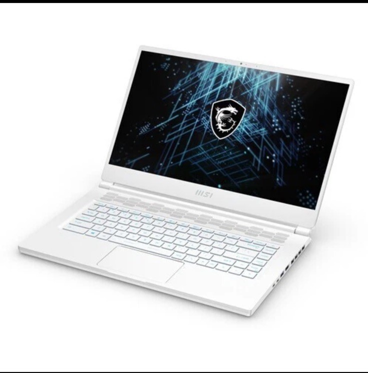MSI Stealth 15M 15.6″ 144HZ Thin Bezel White Gaming Laptop I7-11375H RTX 3060
