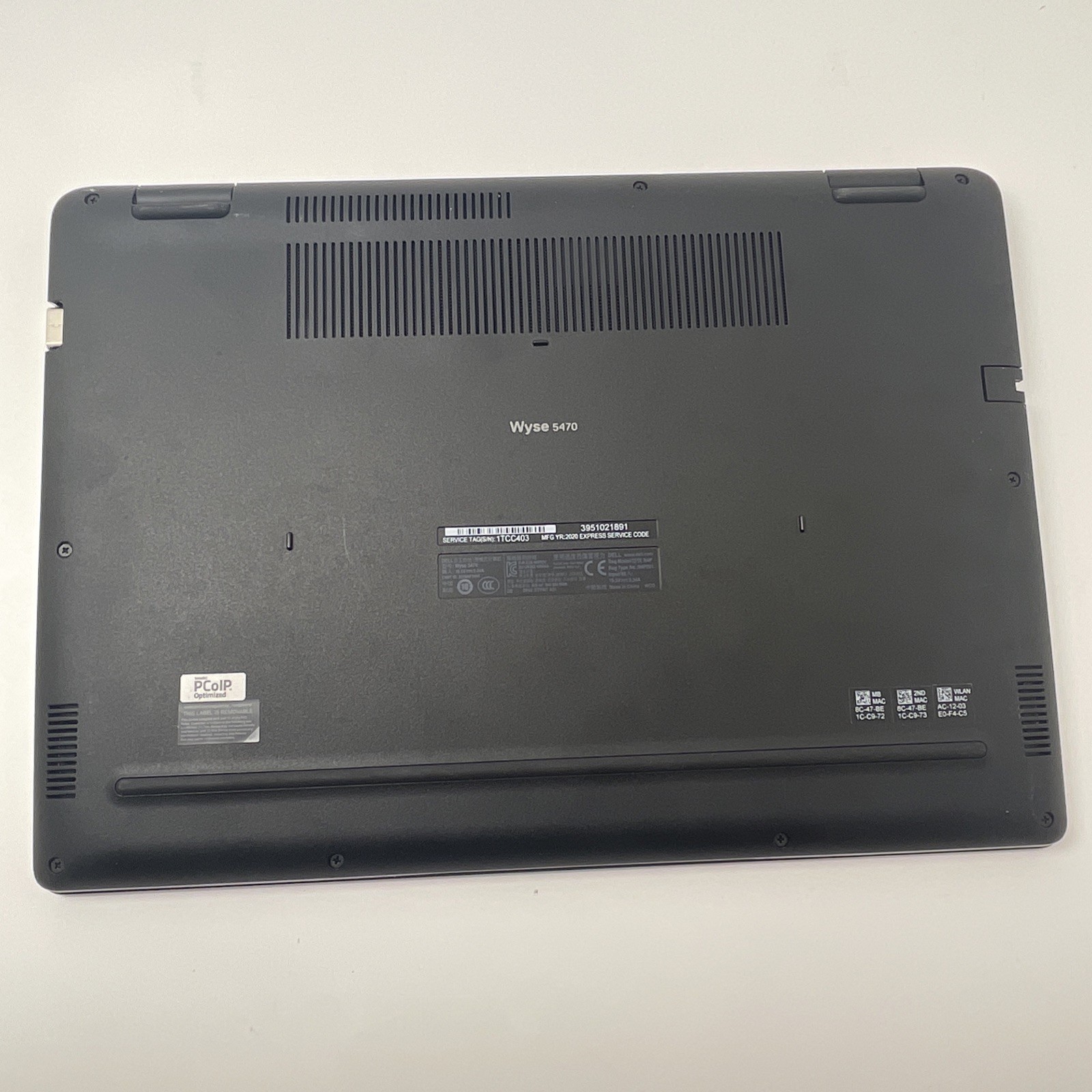 Dell Wyse 5470 14″ intel Celeron 2.4ghz Ram DDR4 (4gb) BIOS Locked
