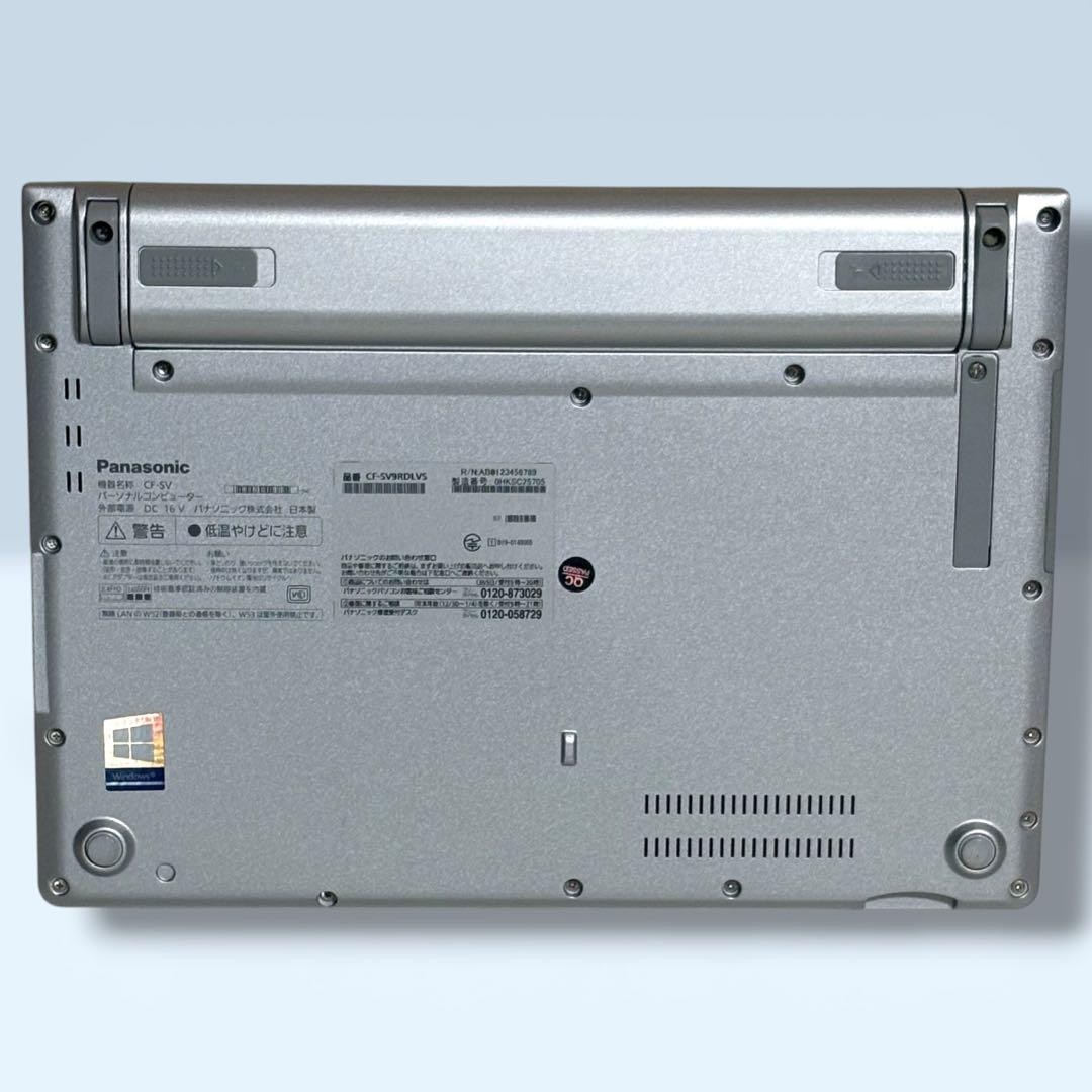 Panasonic Let’s Note CF-SV9 Core i5-10310U 8GB 256GB NVMe SSD Win11 Pro Laptop