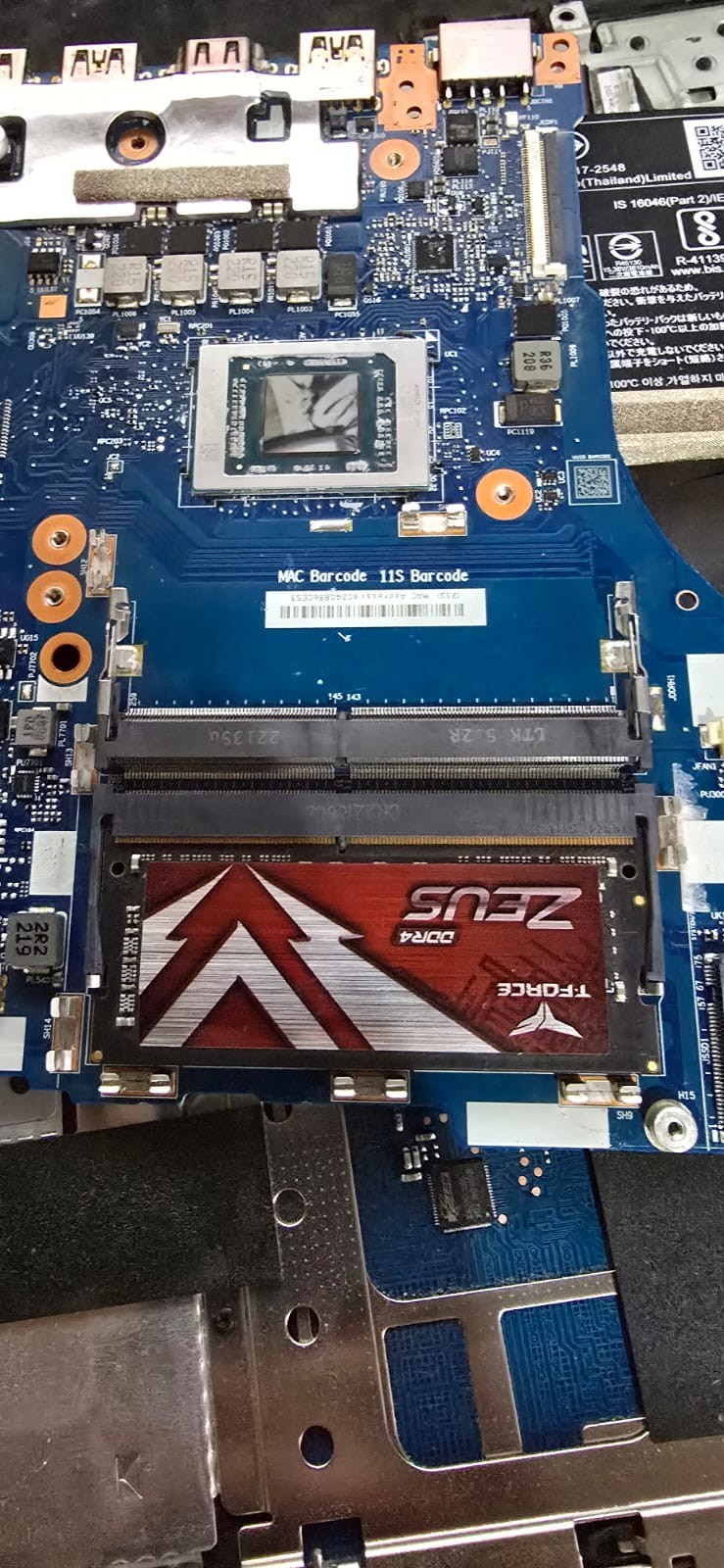 Lenovo Legion 5 15ACH6 Ryzen 7 5800H RTX 3050 Ti 32GB 165Hz + 512GB SSD – PARTS