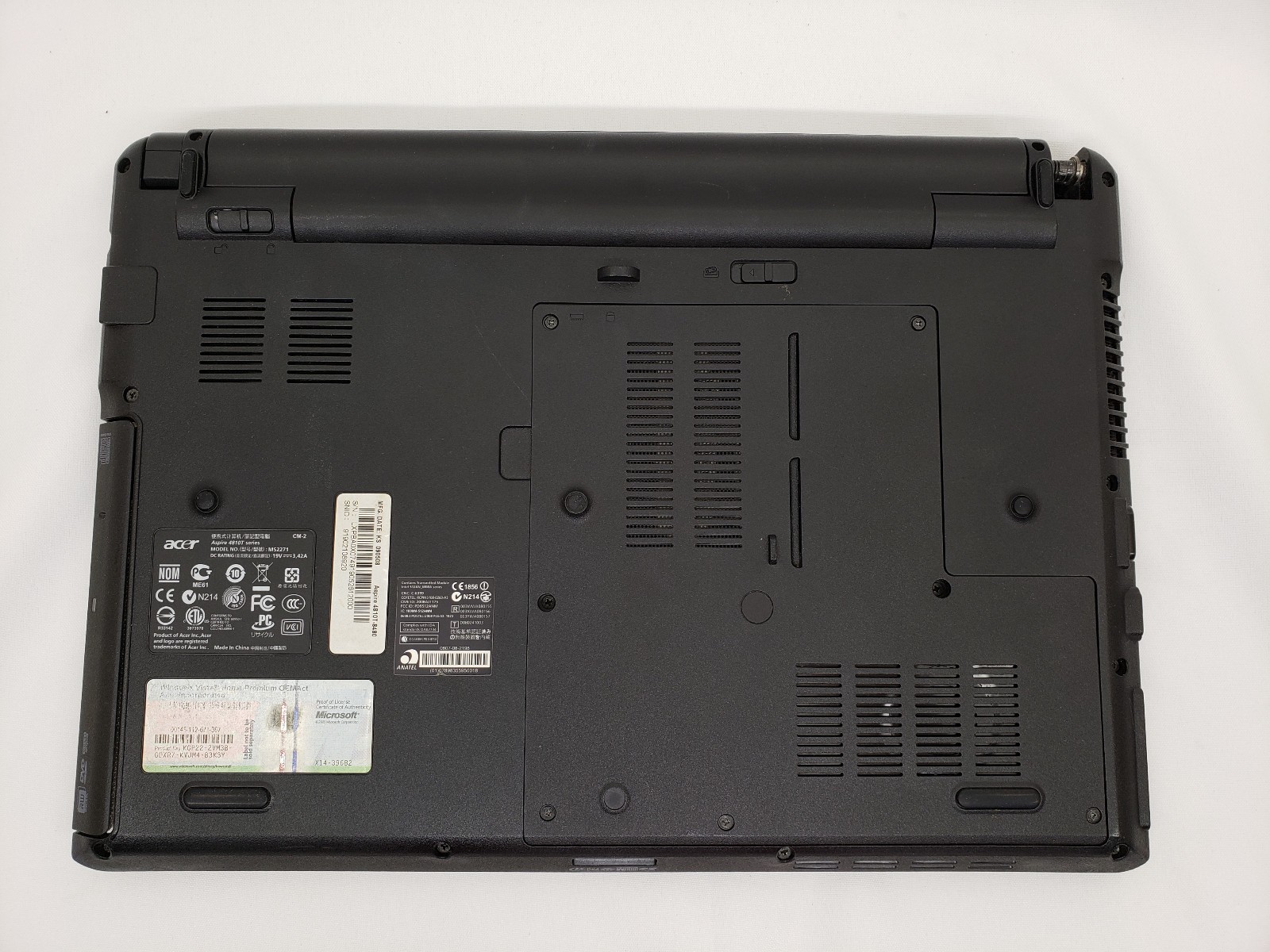 Acer Aspire 4810T-8480 14″ – Intel Core 2 U3500 @ 1.40GHz – TESTED – WORKING