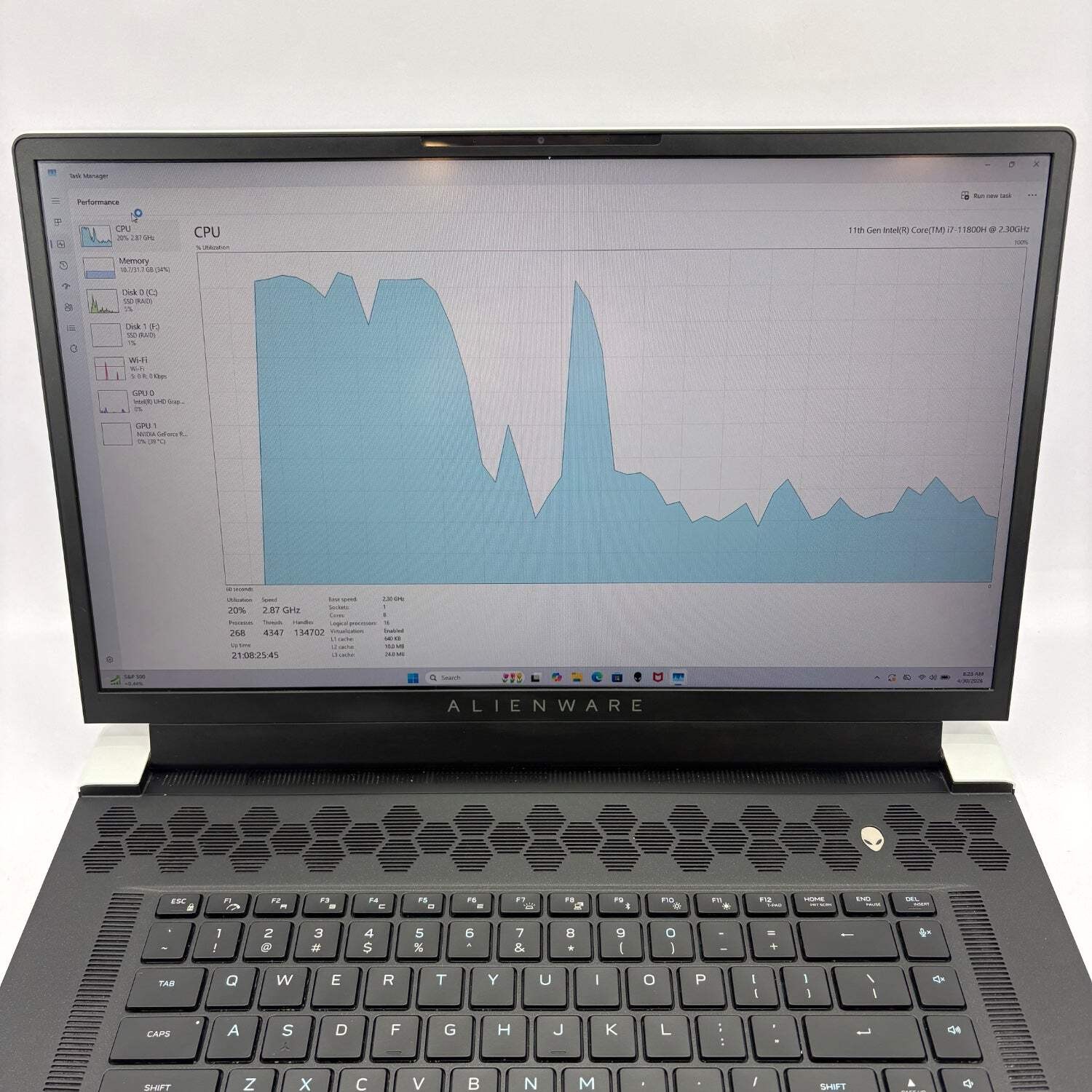 Alienware x17 R1 17.3″ i7-11800H 4.6GHz 32GB RAM 1TB + 500GB SSD RTX 3070