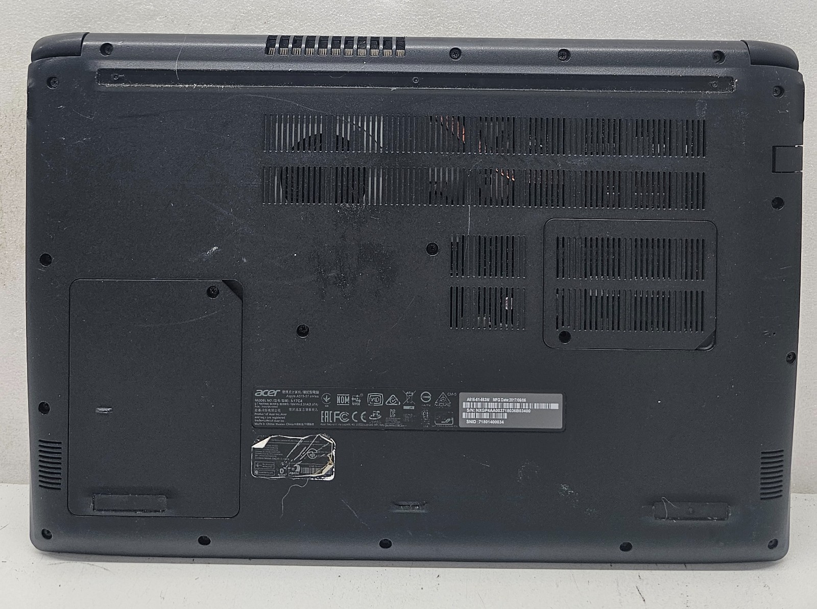Acer Aspire 5 A515-51-563W Laptop Intel Core i5-7200U 8GB Ram NO HD/OS (FL)