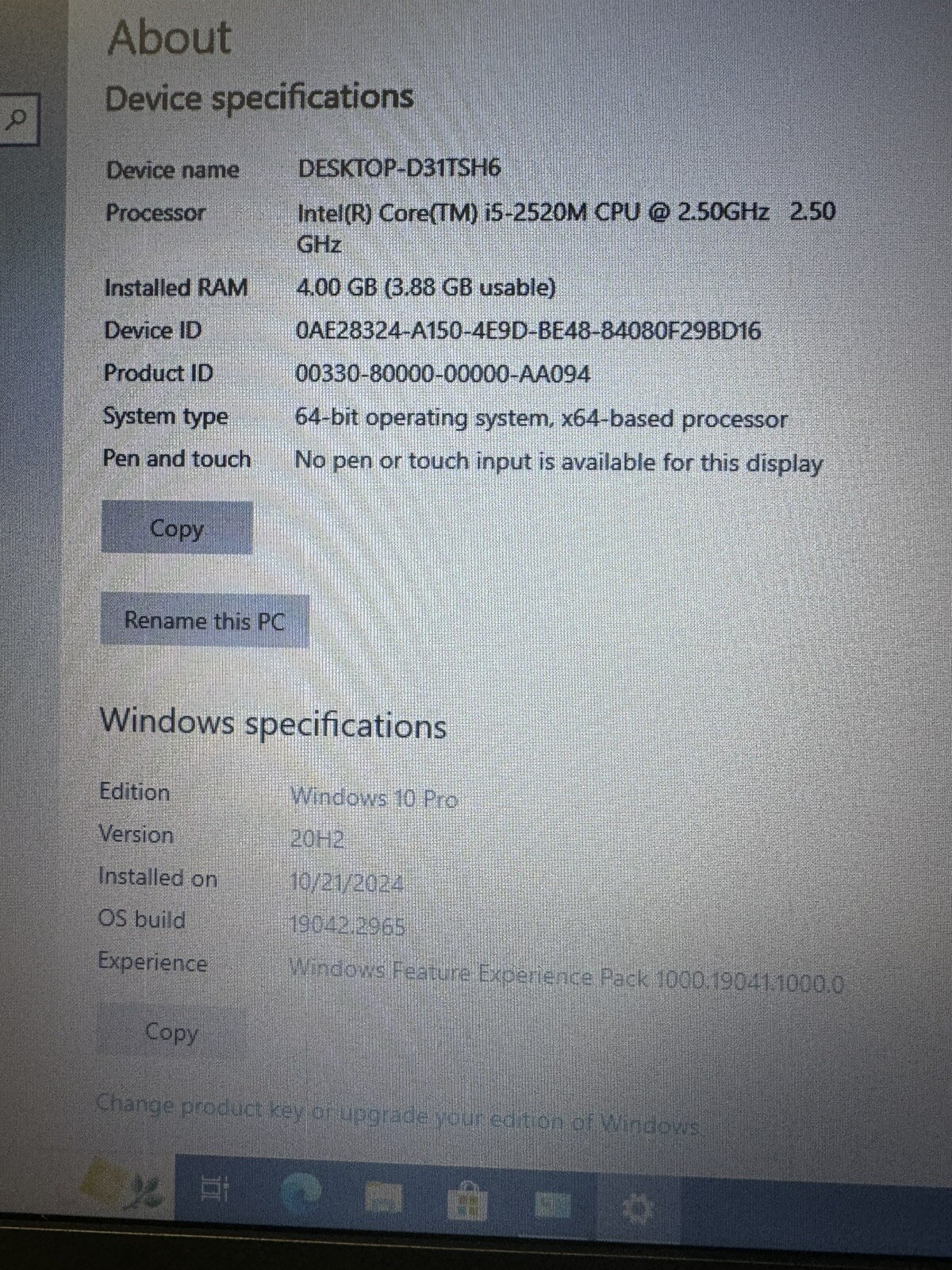 Dell Latitude E6540 15.6 inch, Win10pro64, Intel Core i5, Gen.,2.70GHz, 4GB, DVD