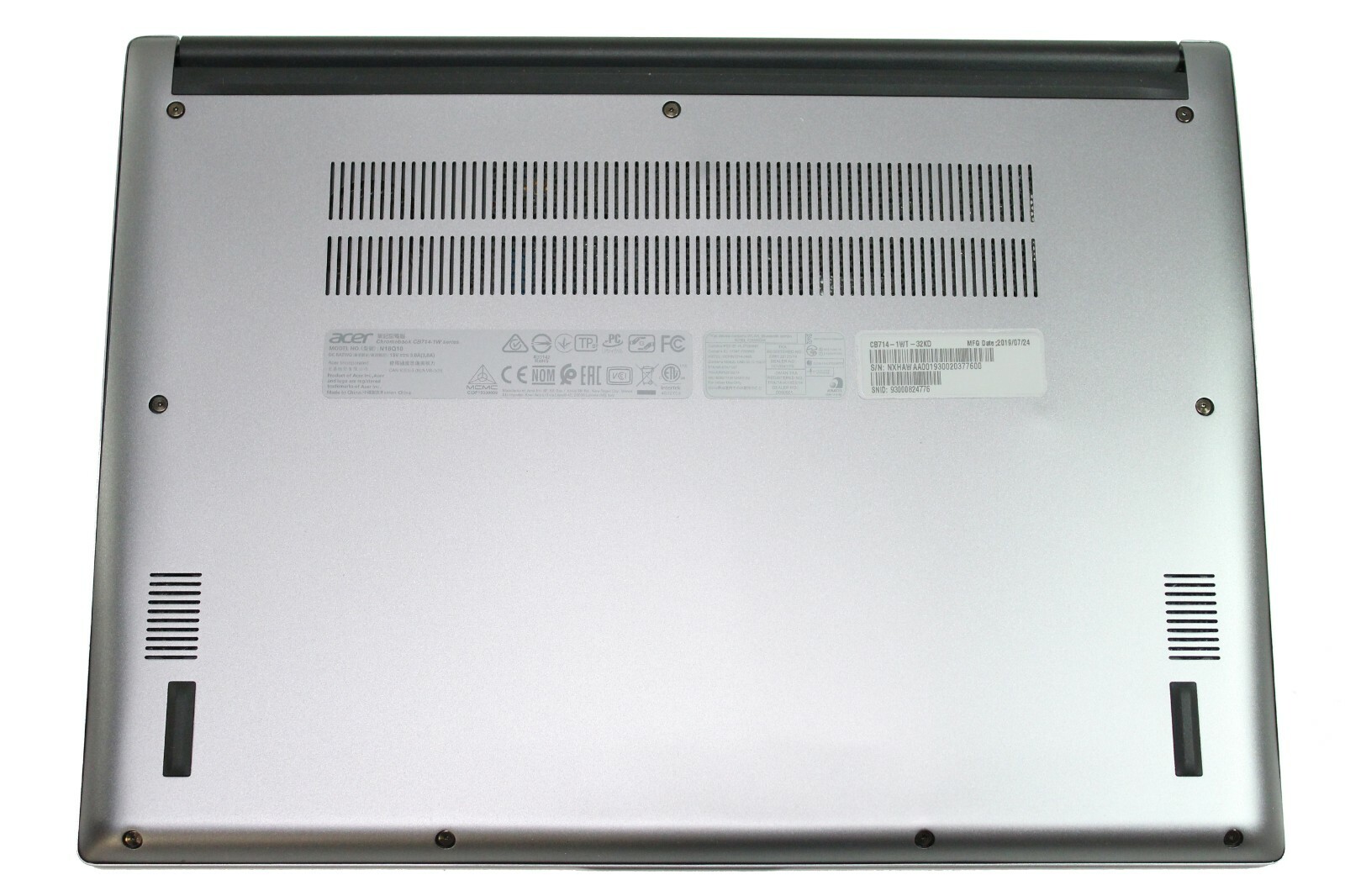 Acer Chromebook CB714-1W 14″ Intel Core I3-8130U RAM 8Gb eMMC 64Gb NX.HAWAA.001