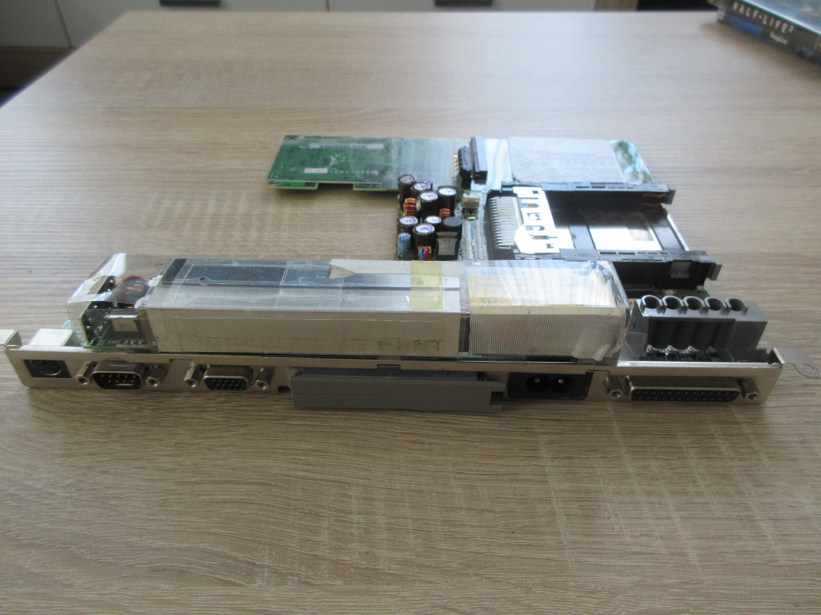 Toshiba T2110CS Spare Part: 486 Motherboard Intel DX4-75Mhz, 4MB + PSU 💯%ig