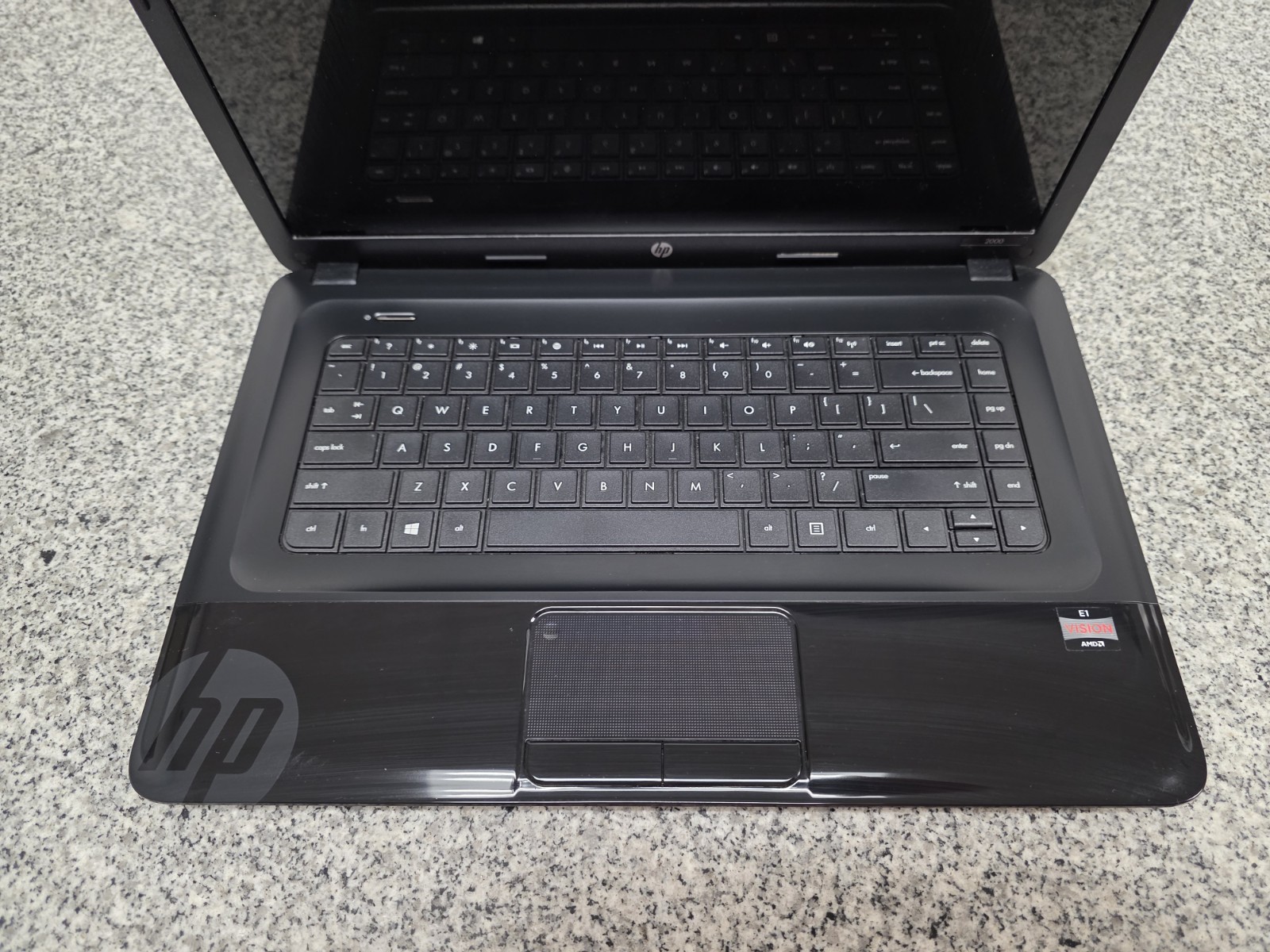HP 2000 15.6″ Laptop AMD E-Series 4GB RAM 500GB HDD Windows 8 Black