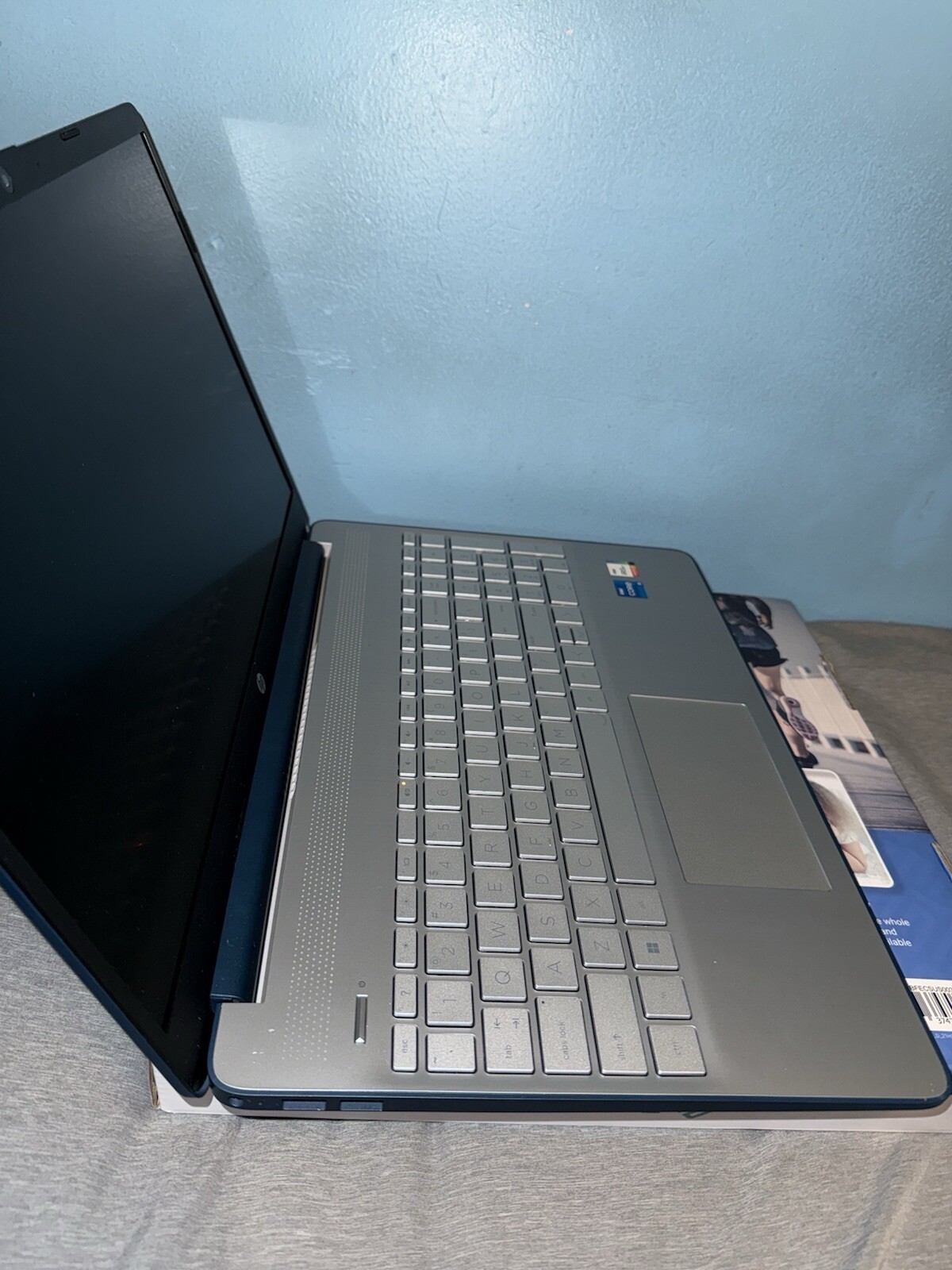 HP 15.6″ (256GB SSD, AMD Ryzen 5 5500U, 2.1GHz, 8GB RAM) Laptop – Spruce Blue