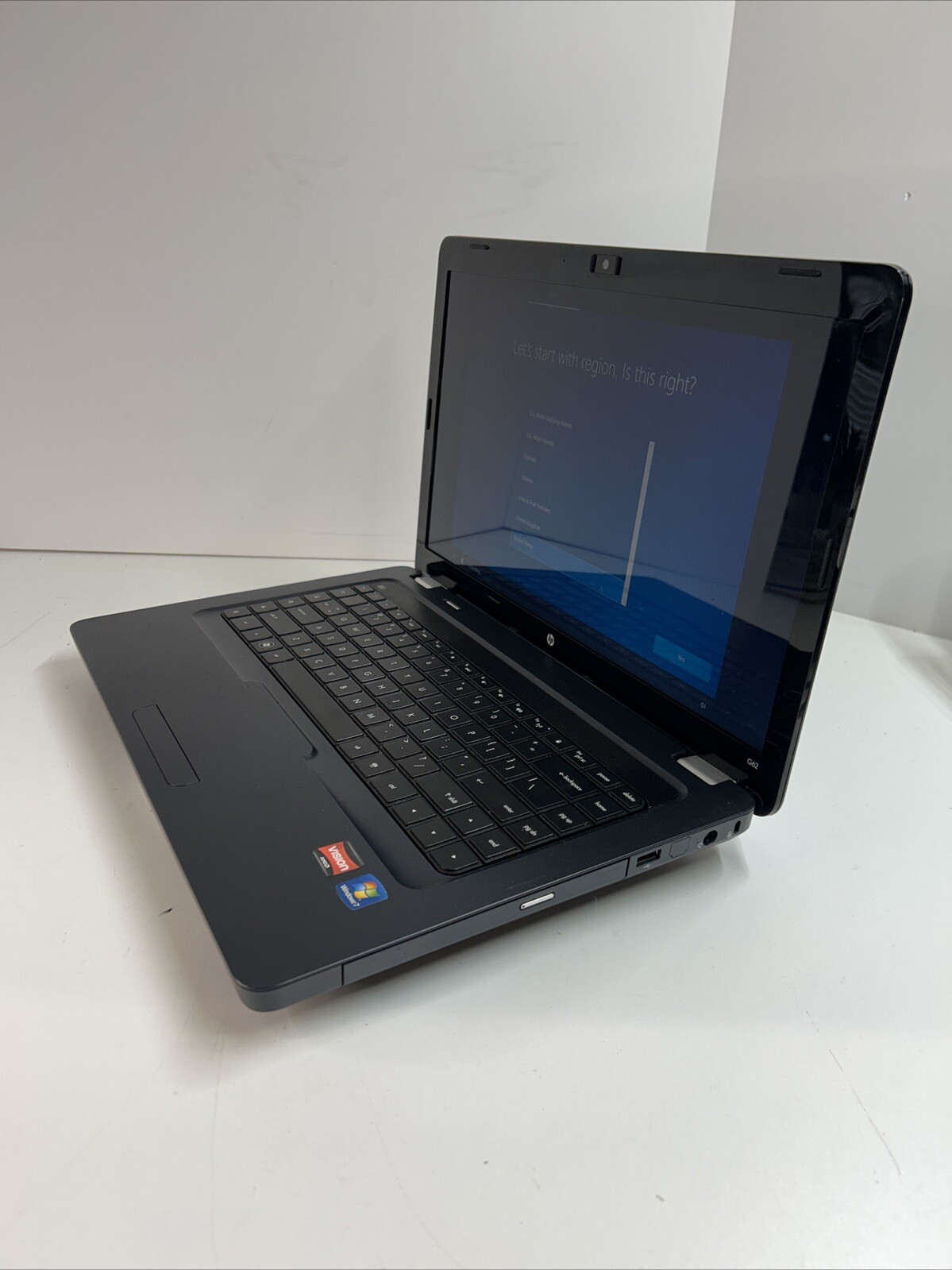 HP G62 AMD Athlon P320 @2.1GHz 4GB RAM 320GB HDD Windows 10 Pro