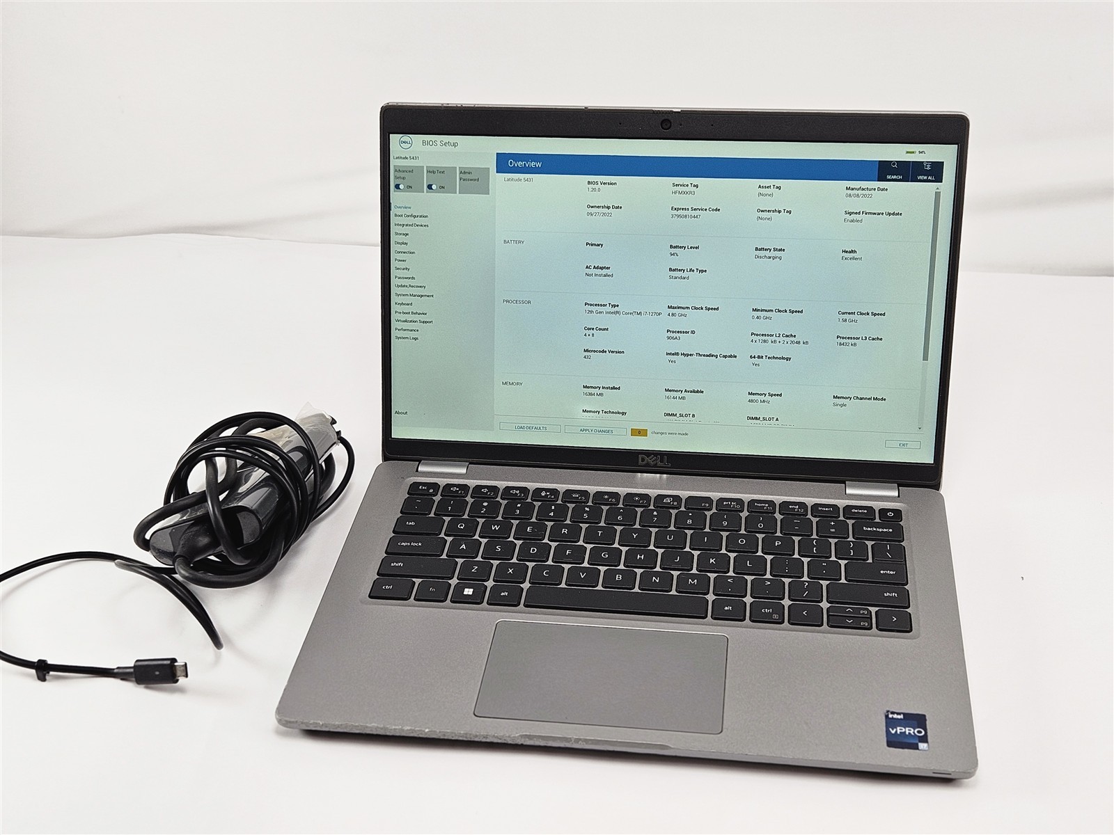 Dell Latitude 5431 Intel Core i7-1270P 16GB 256GB SSD 14″ Business