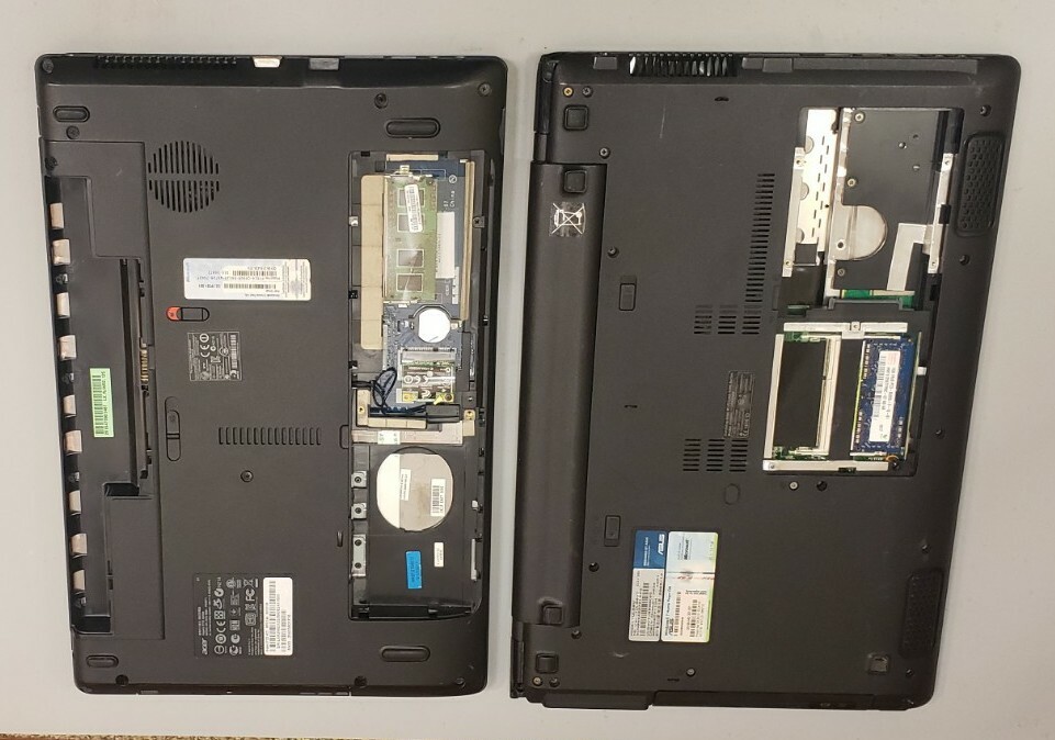 Lot of 2 Acer Aspire 5733Z/ ASUS UL50V 1GB RAM 0GB HDD PARTS REPAIRS