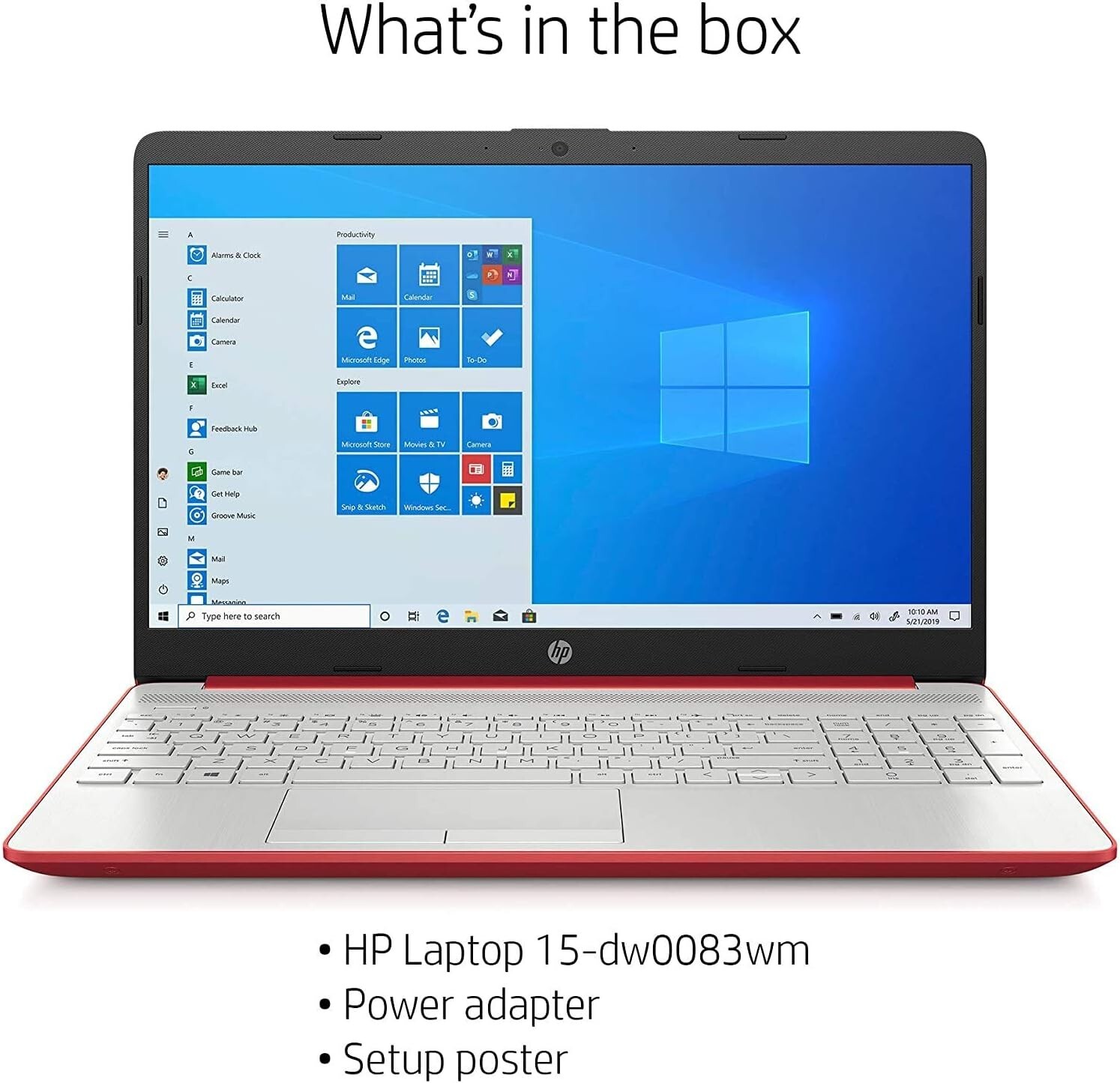 HP 2020 15.6” HD LED Display Intel Pentium Gold 6405U 4GB DDR4 RAM 500GB HDD