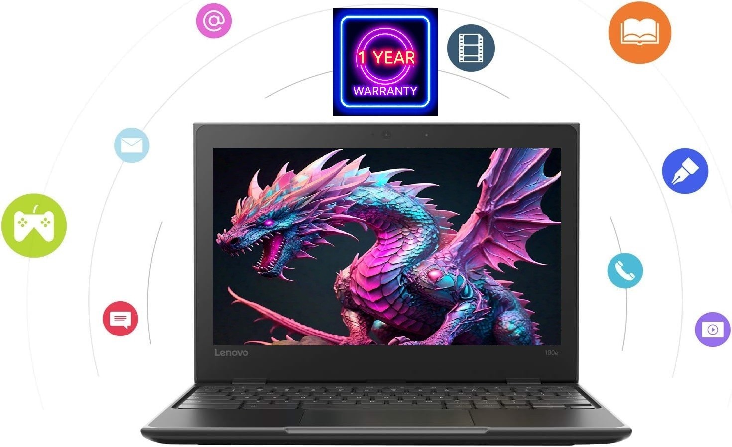 Lenovo 100E Gen 2 ChromeBook: AMD A4! 4GB Memory – 32GB Storage! Fast Delivery!!