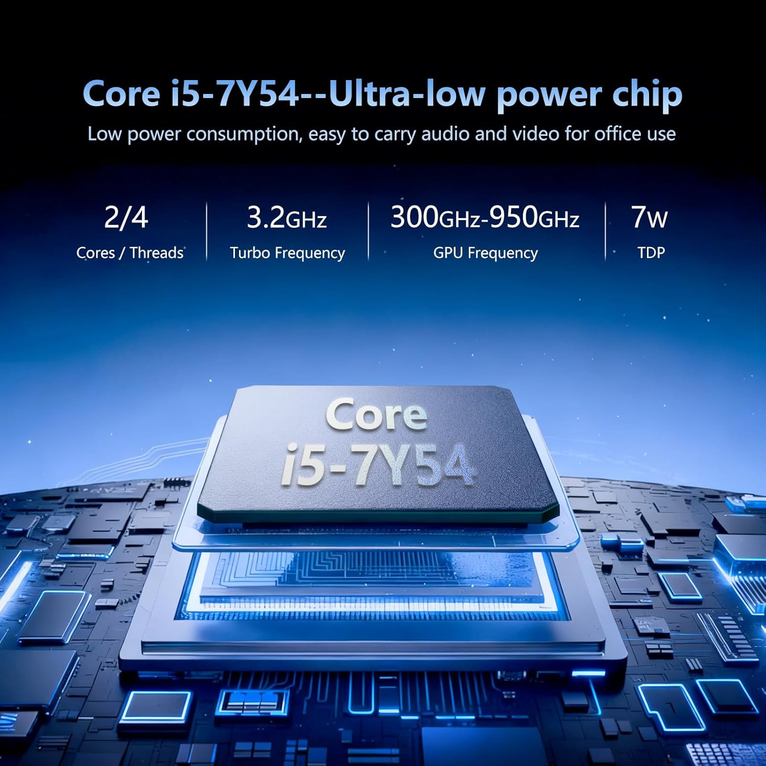 Laptop, 15.6 Inch Laptop Computer Core I5-7Y54(Up to 3.20 Ghz), Win 11 Pro Lap T