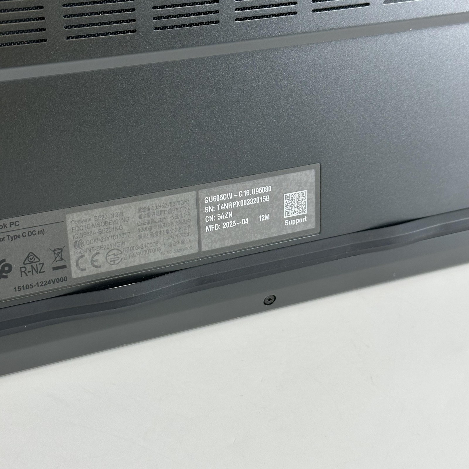 Asus ROG Zephyrus G16 GU605 240Hz QHD+ 2.9GHz Ultra 9 285H 32GB 2TB SSD RTX 5080