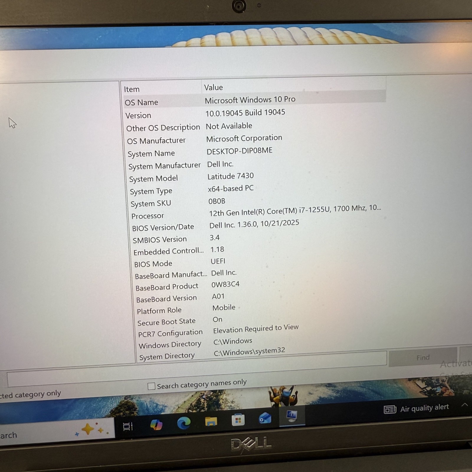 Dell Latitude 7430 14″ i7-1255U 1.7GHz 16GB RAM 512GB Iris Xe Win 10 Pro #H519
