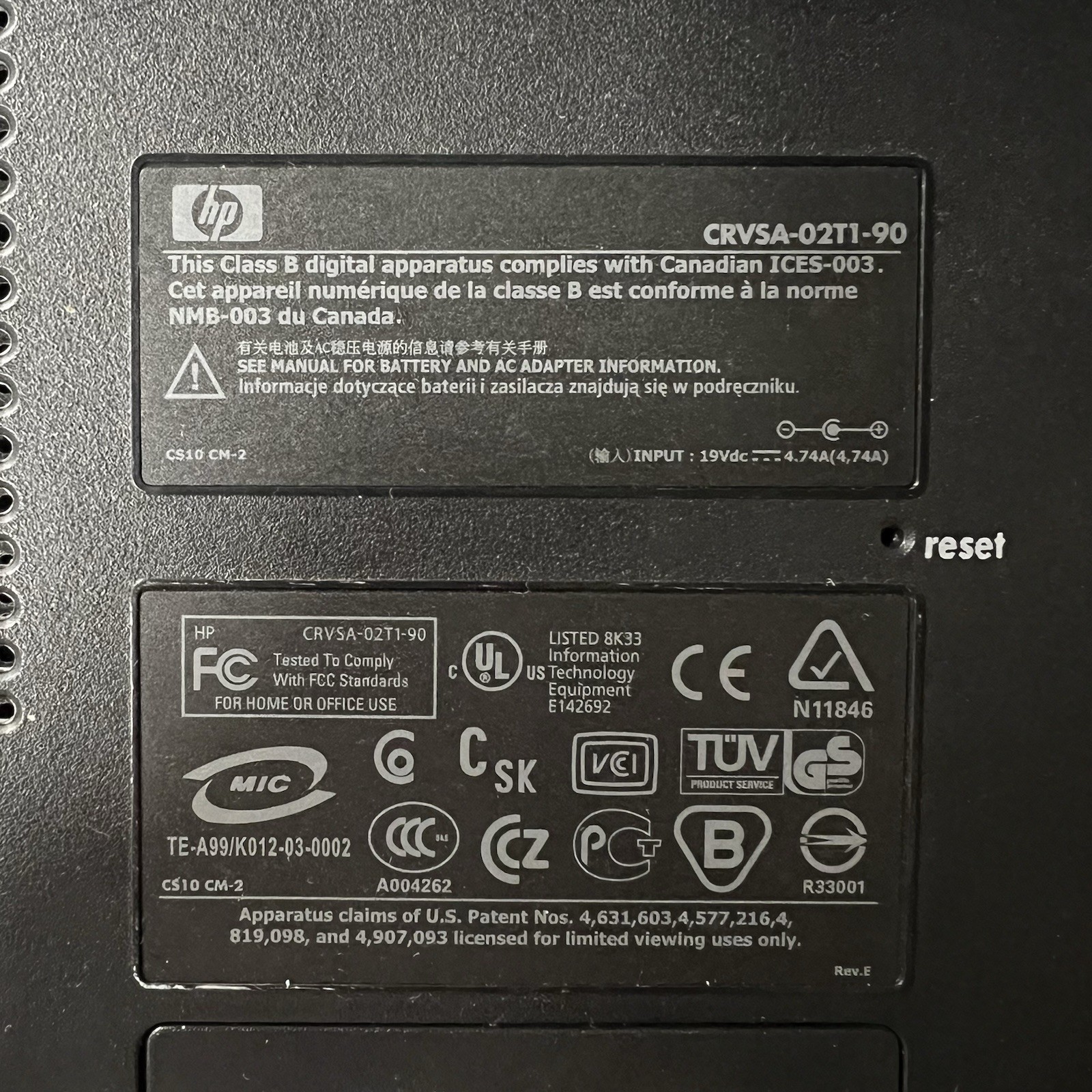HP Pavilion ze5500 ze5575sr Laptop Pentium 4 XP 40GB IDE 256MB DVD Parts