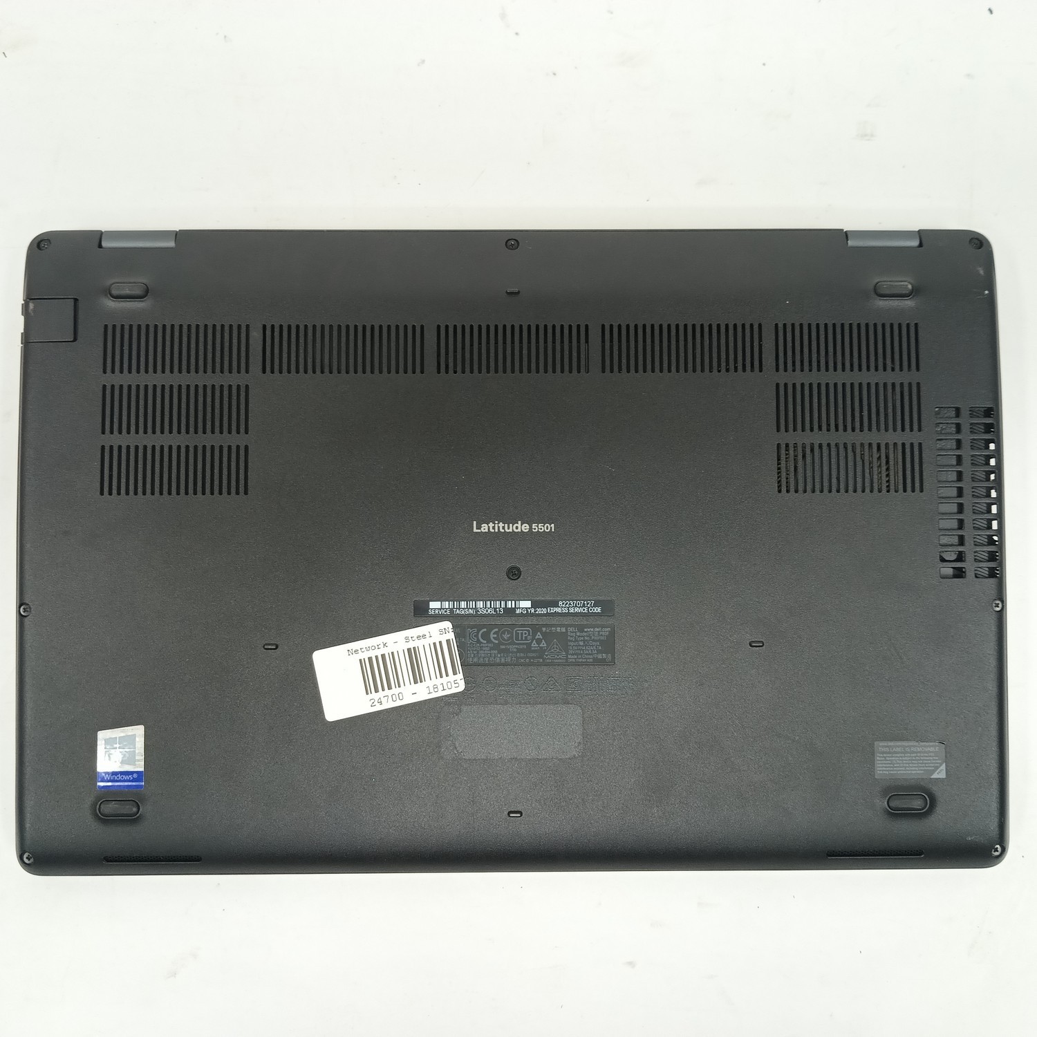 Dell Latitude 5501 i5 9400H 2.50GHz 12GB DDR4 250GB SSD Win11