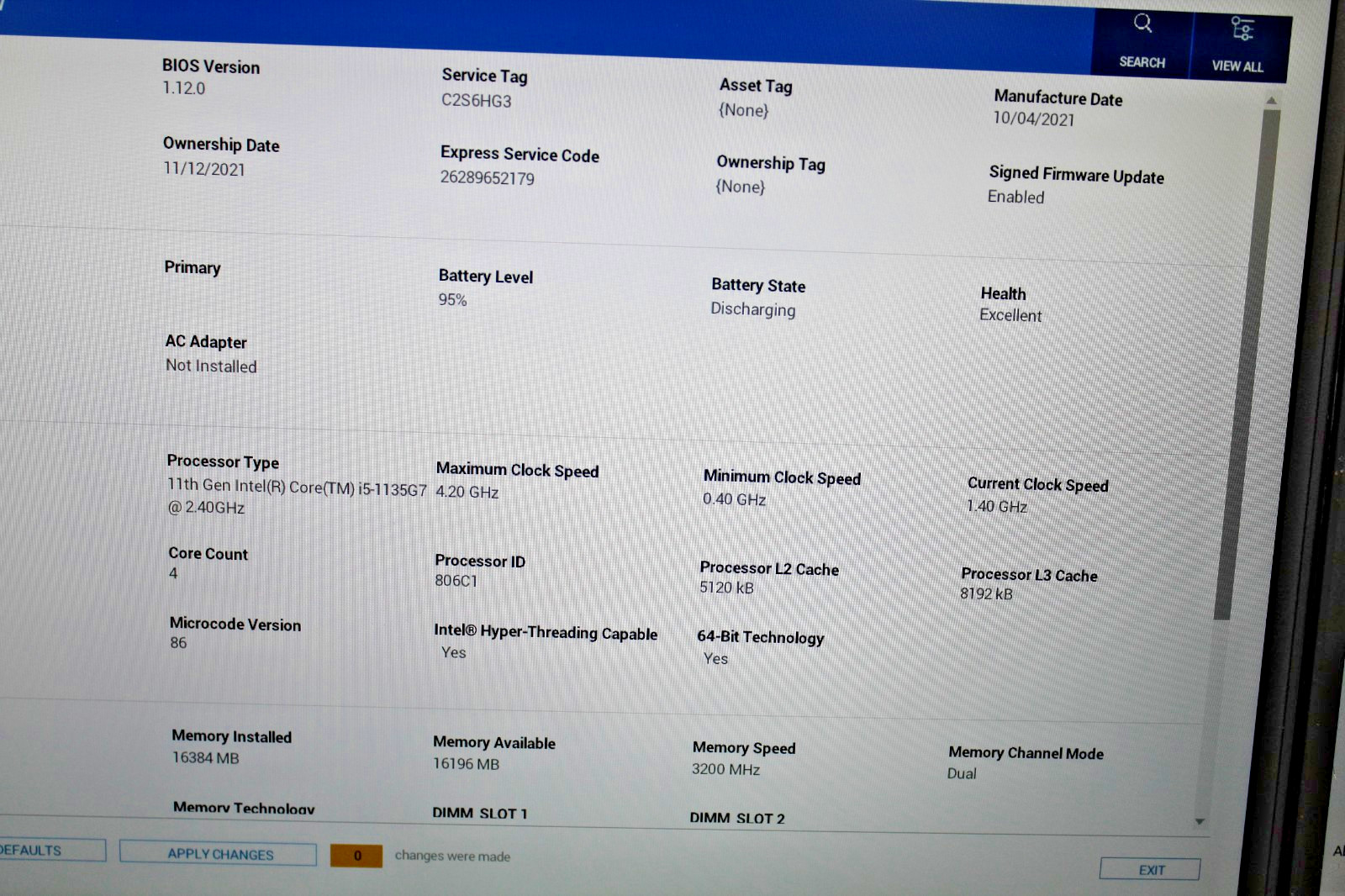 LOT-2 Dell Latitude 3520 15″ FHD i5-1135G7 16GB RAM 256GB NVMe NO Windows T9A13