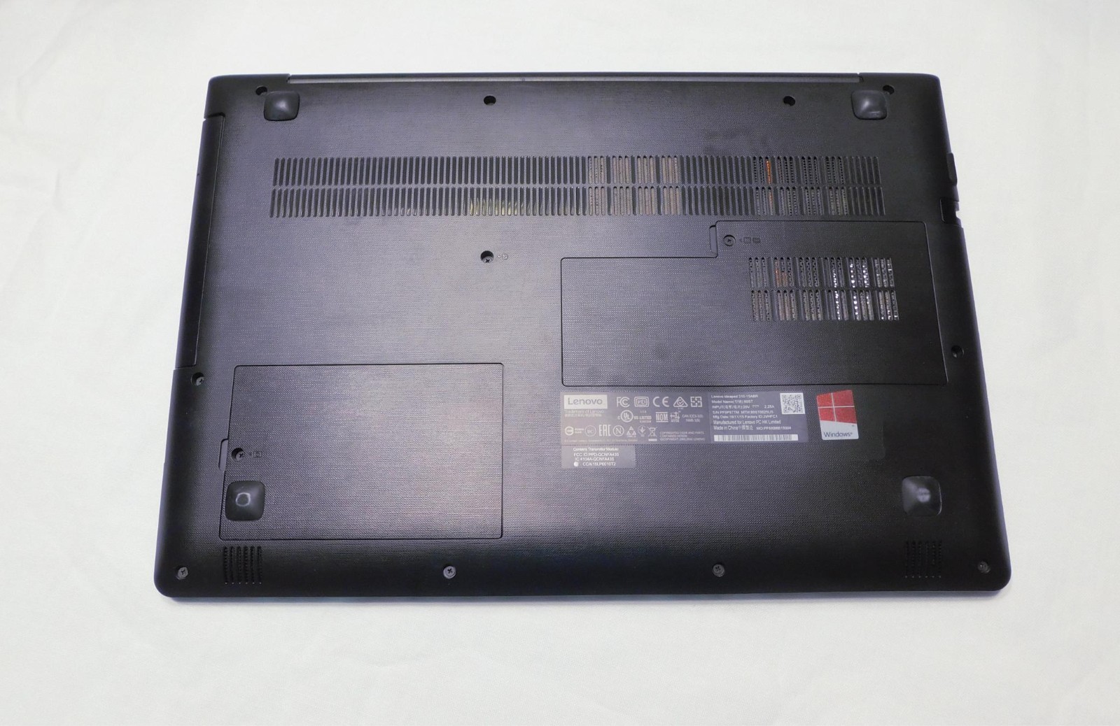 Lenovo ideapad 310-15ABR Laptop Model 80ST FOR PARTS OR REPAIR with AC Adaptor