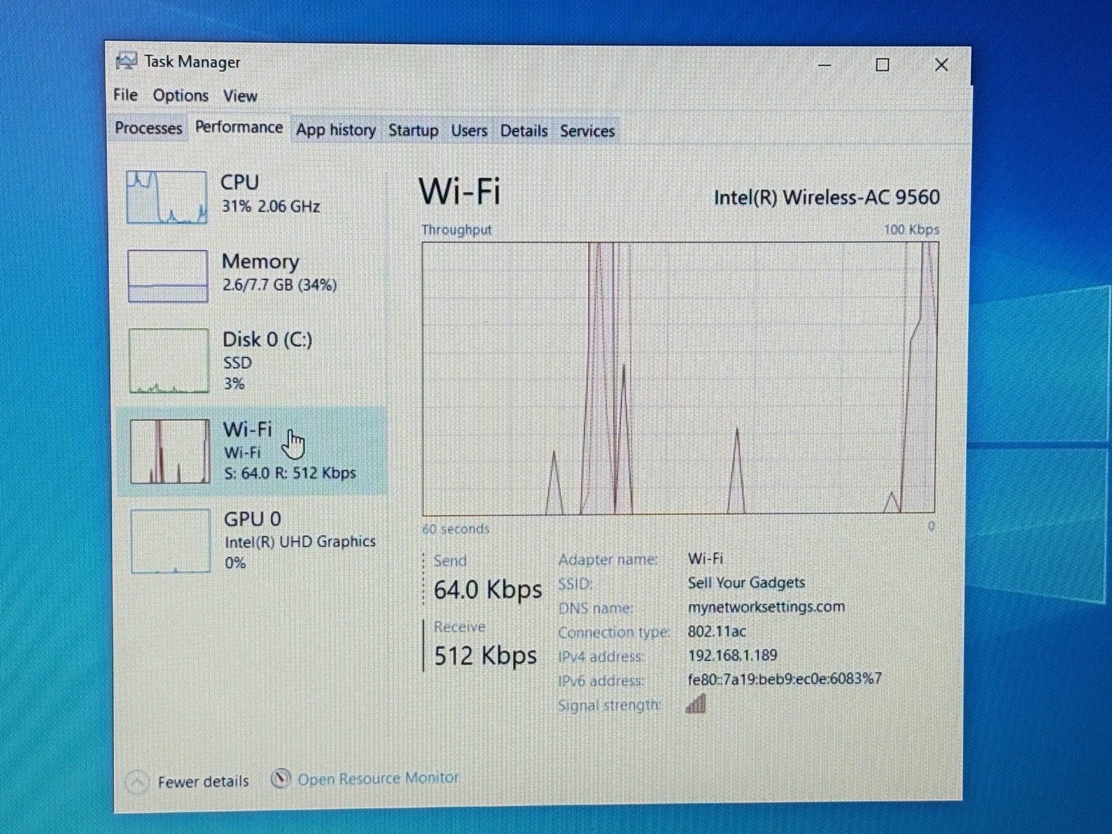 Lenovo IdeaPad 3 15IIL05 Intel Core i3-1005G1 8GB 256GB SSD