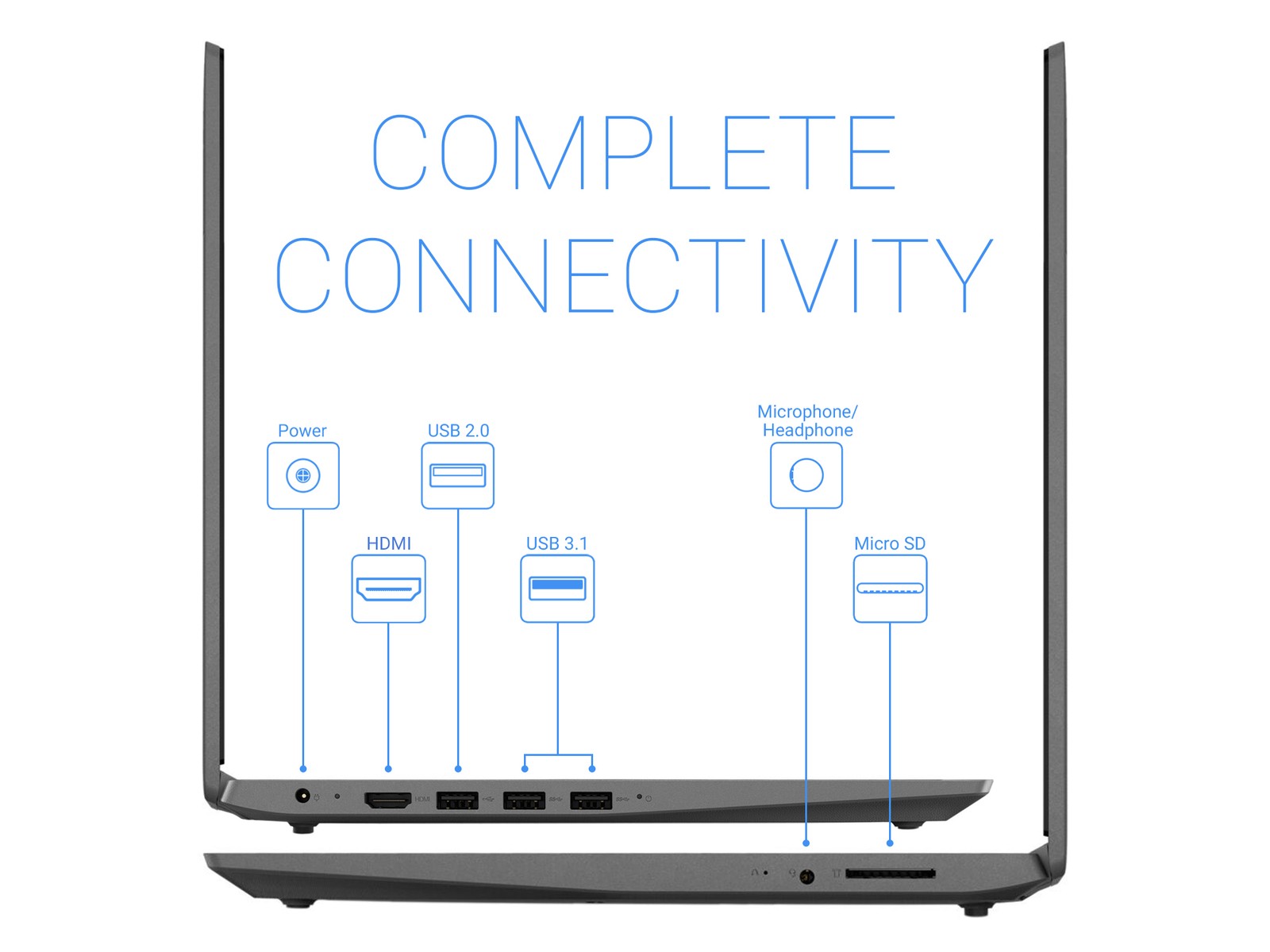 Lenovo V14, 14″ FHD, Ryzen 5 4500U, 4GB RAM, 256GB SSD, Windows 10 Pro