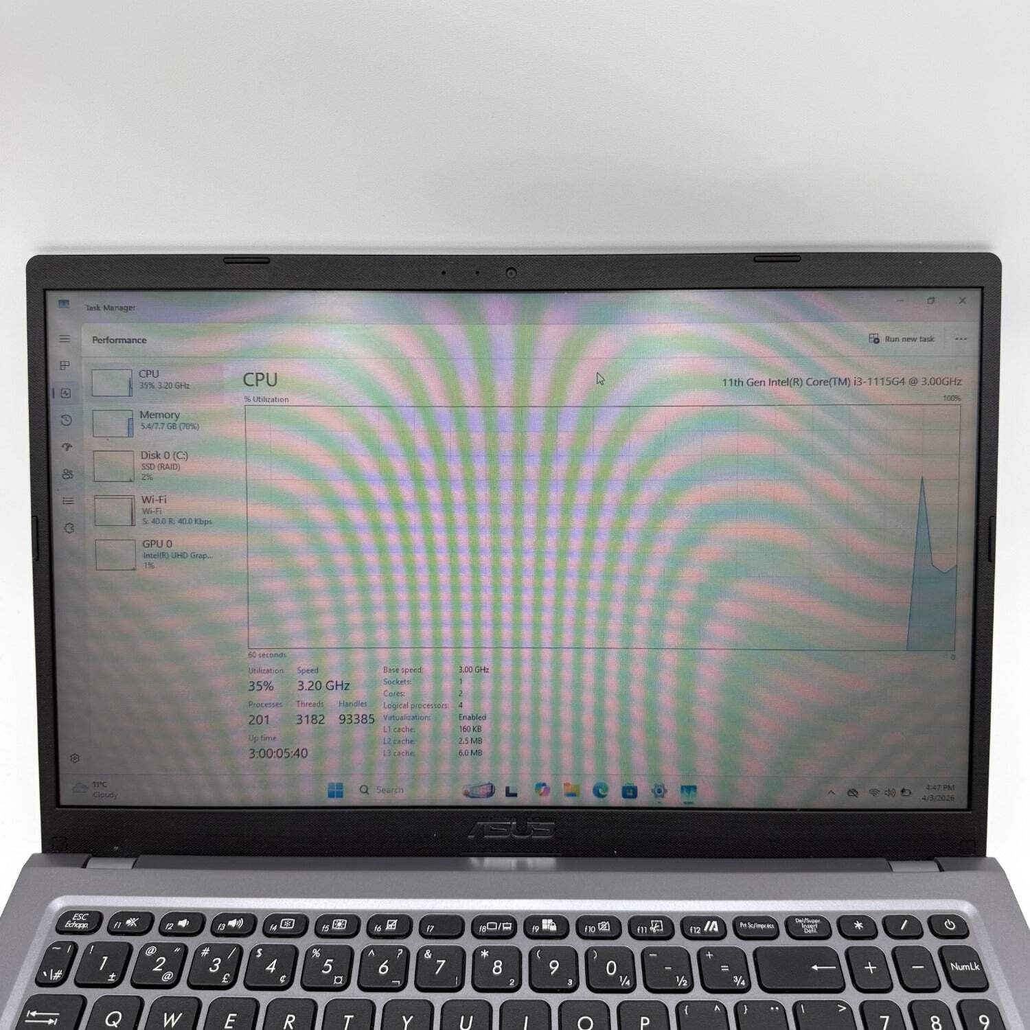 Asus Vivobook 15 X515EA-SS31-CB 15.6″ i3-1115G4 3.0GHz 8GB RAM 512GB SSD